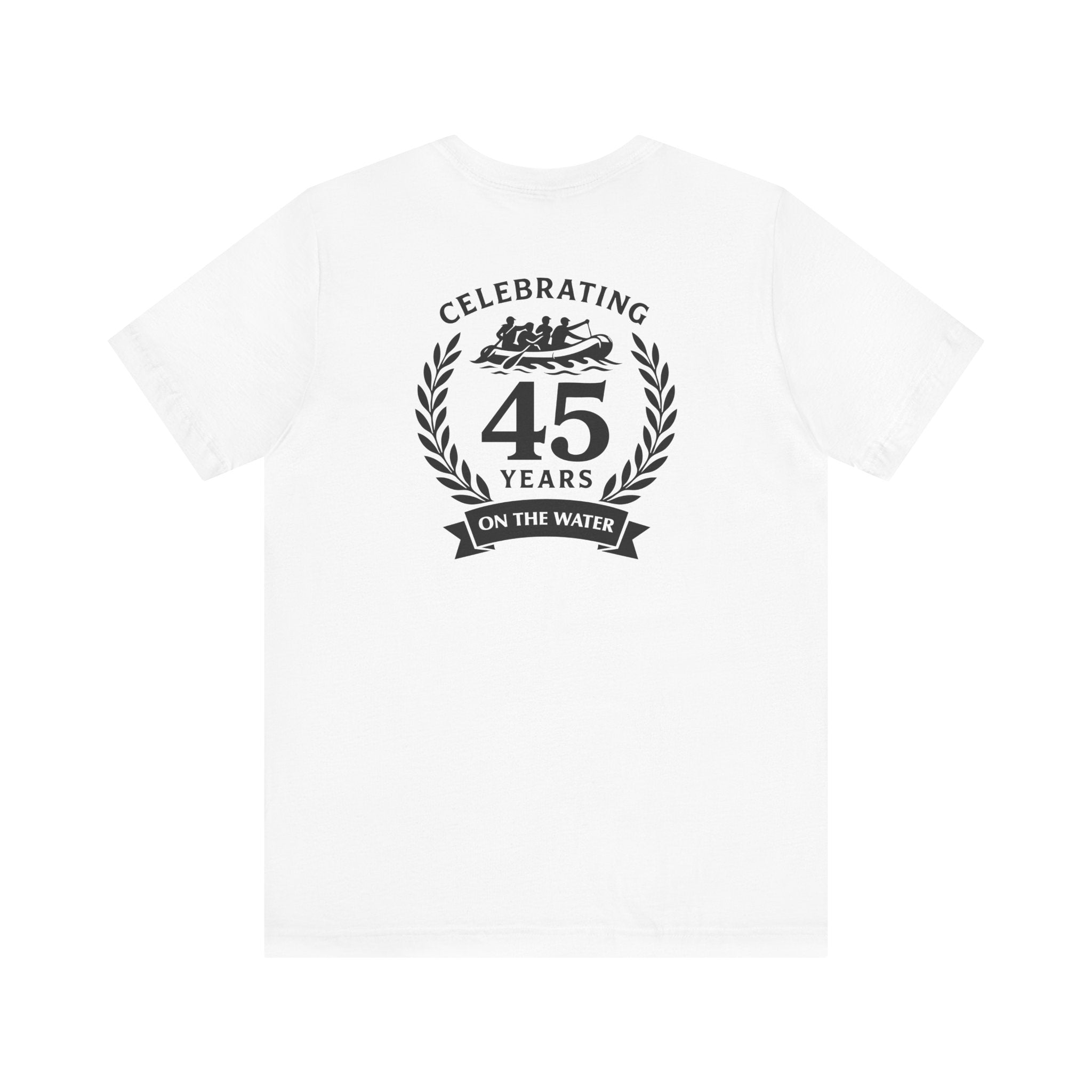 SOTAR Black Logo Celebrating 45 Years Unisex Tee, Commemorative Shirt, Whitewater Rafting Anniversary T-Shirt