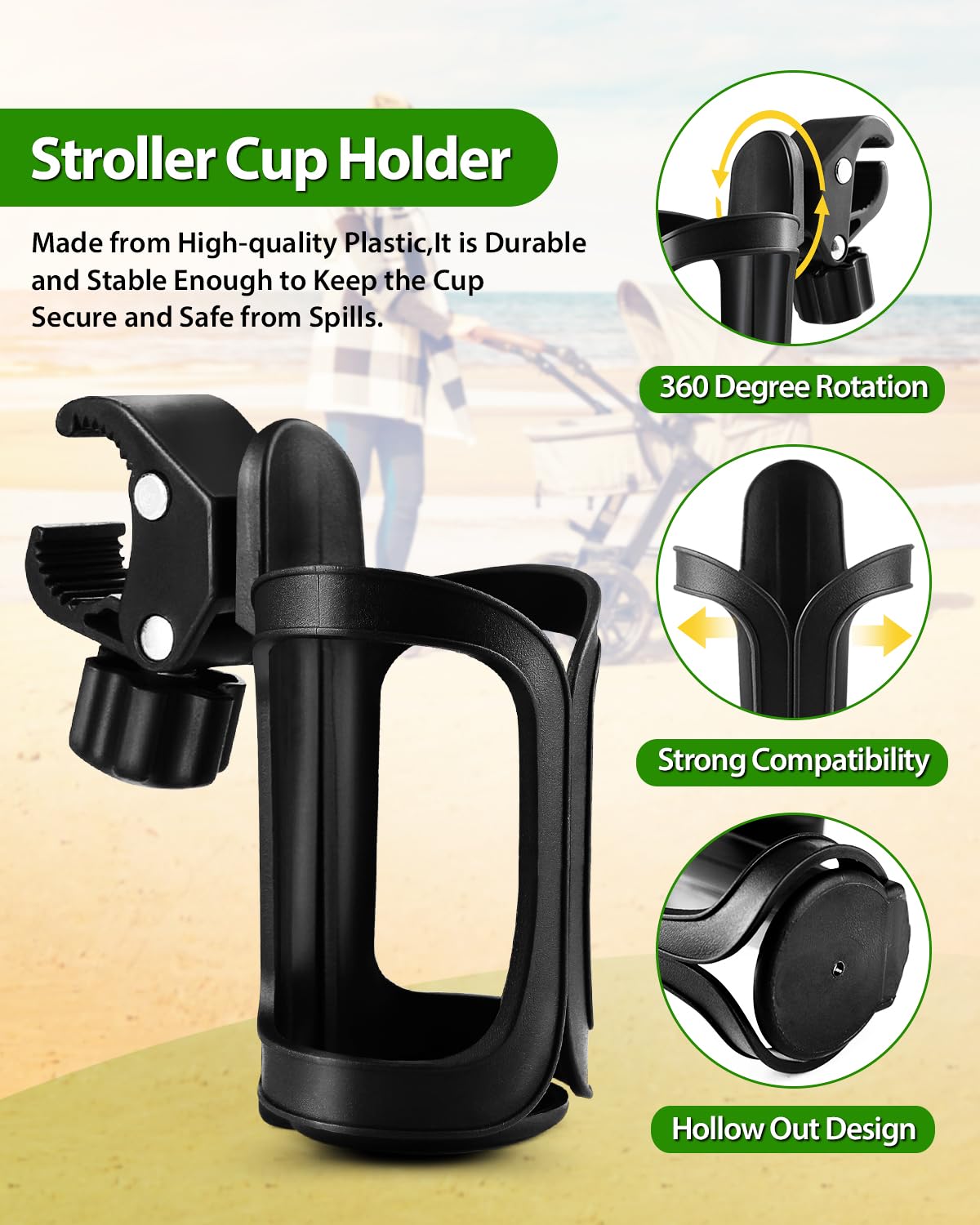 Adjustable Clamp Cup Holder
