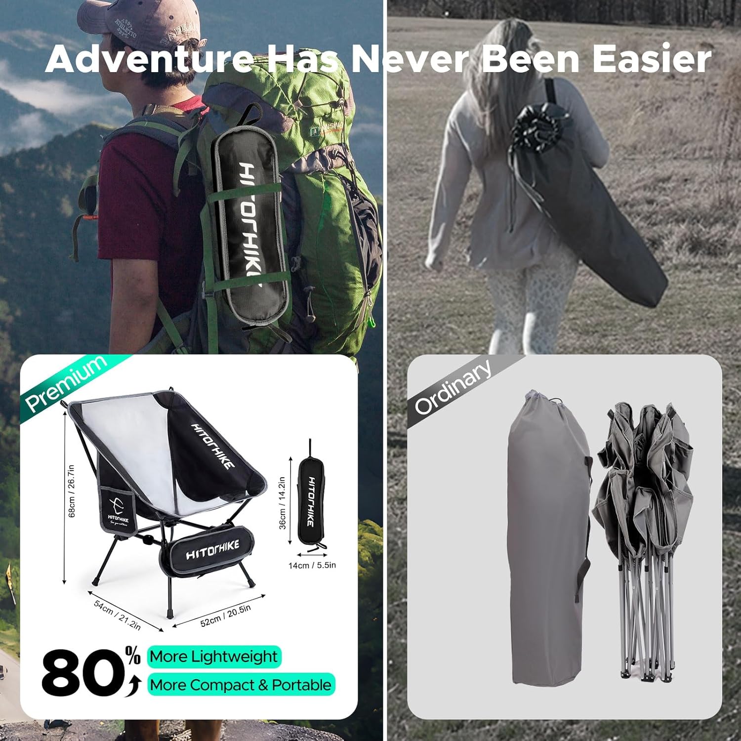 Hitorhike Mesh Camp Chair (SHORT)