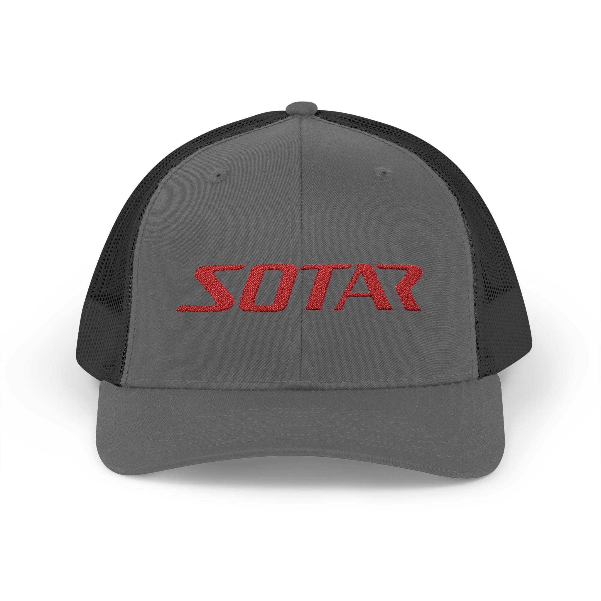 Snapback Trucker Cap - Red Logo