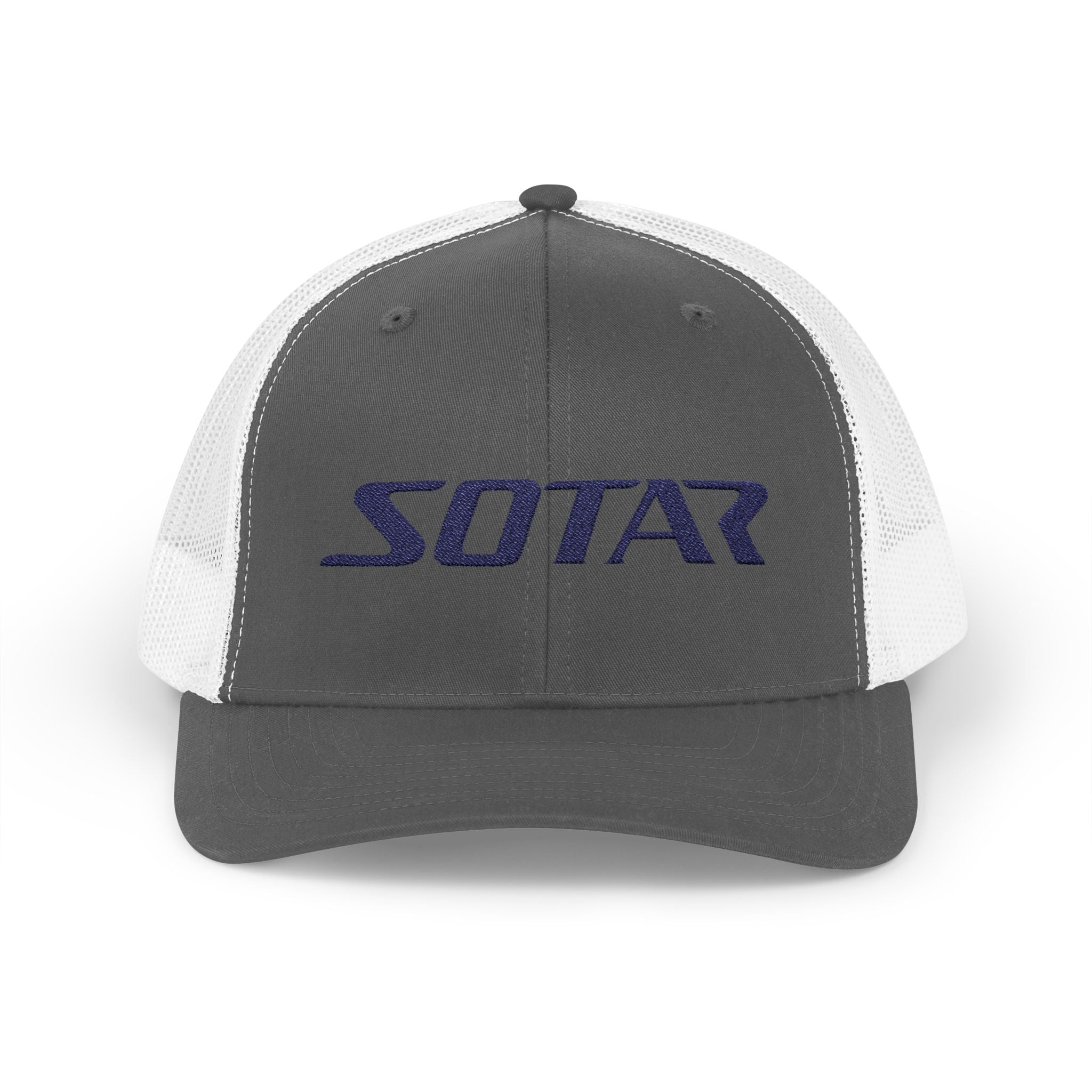 Snapback Trucker Cap - Blue Logo