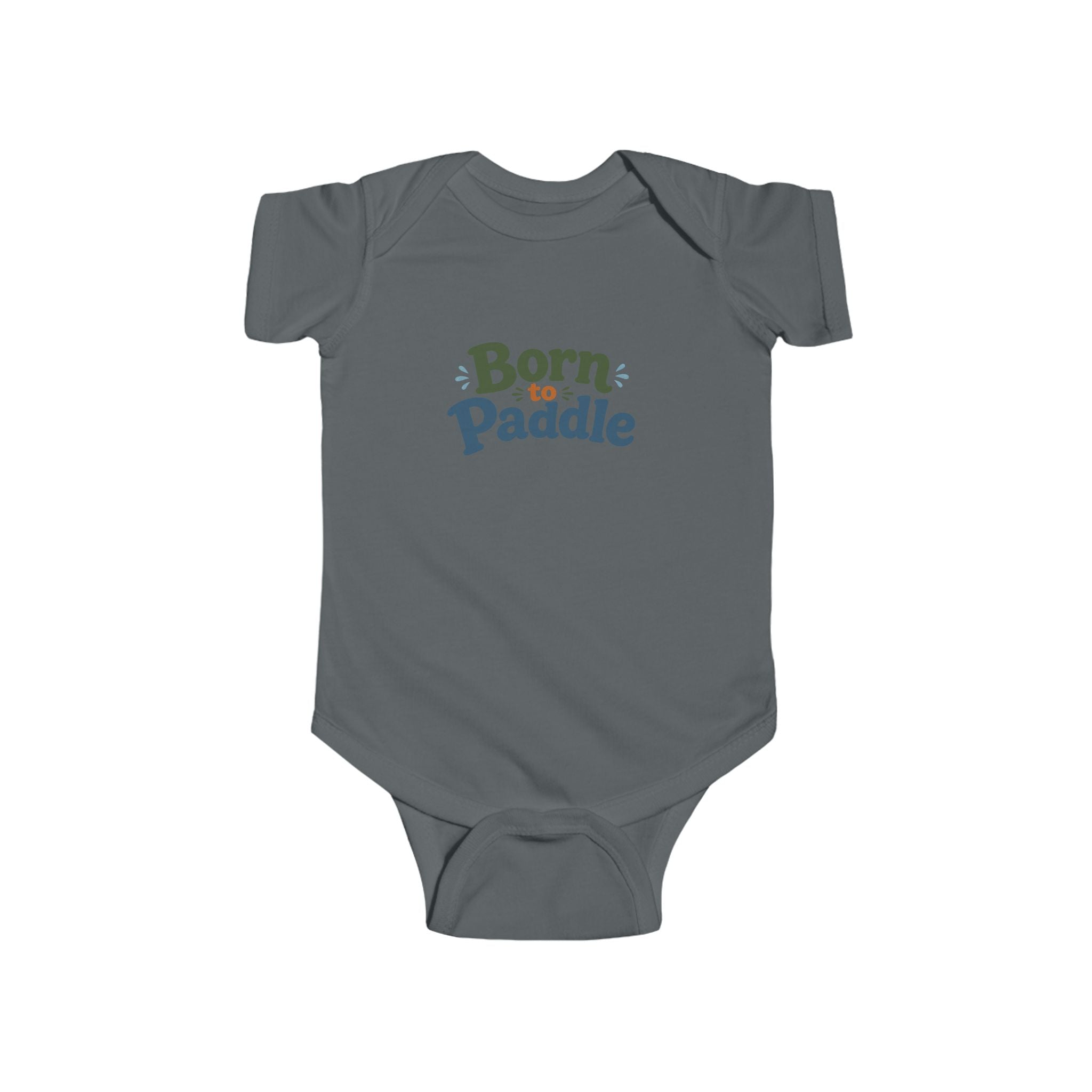 Born to Paddle Infant Bodysuit — Cute Baby Onesie for Little Kayakers