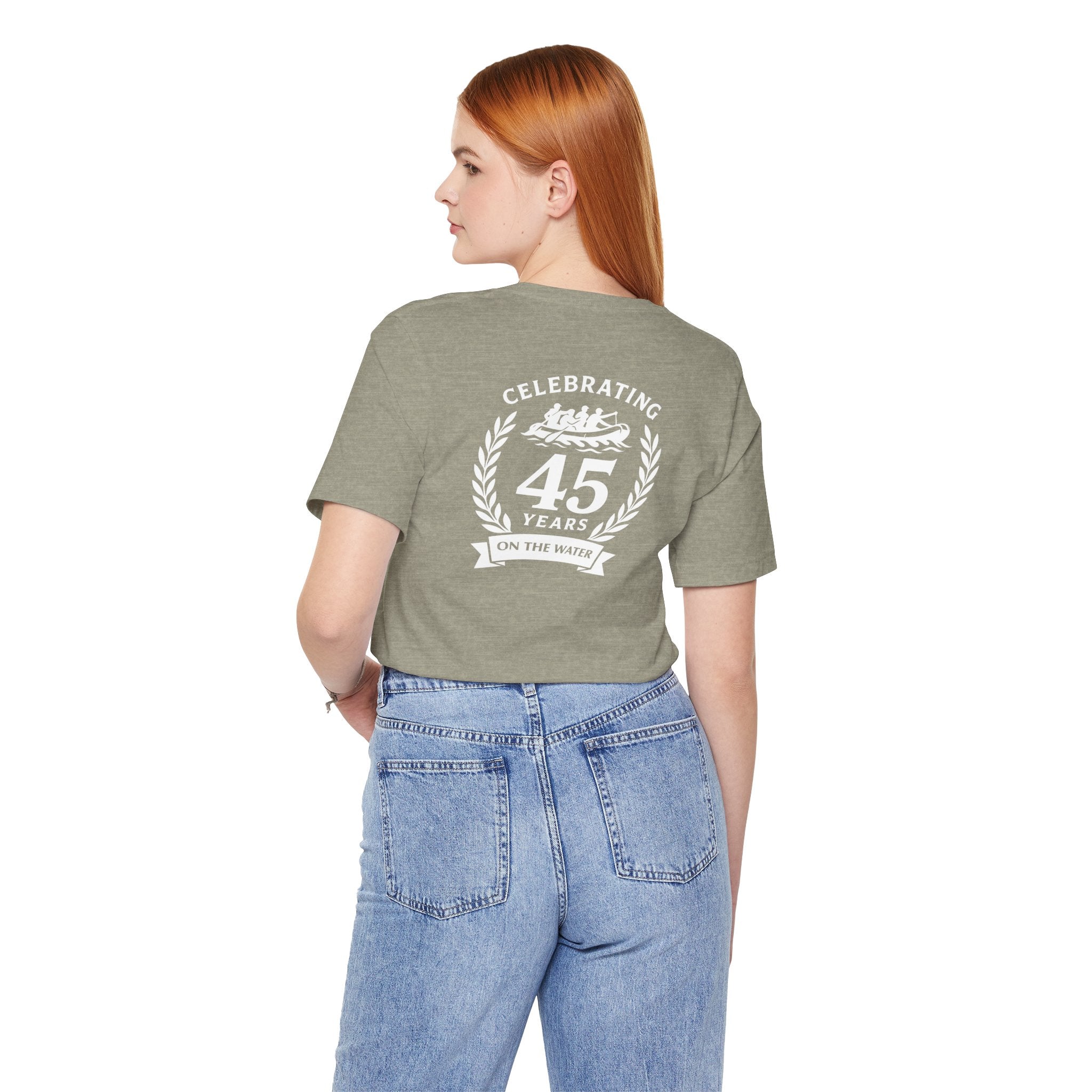 SOTAR White Logo Celebrating 45 Years Unisex Tee, Commemorative Shirt, Whitewater Rafting Anniversary T-Shirt
