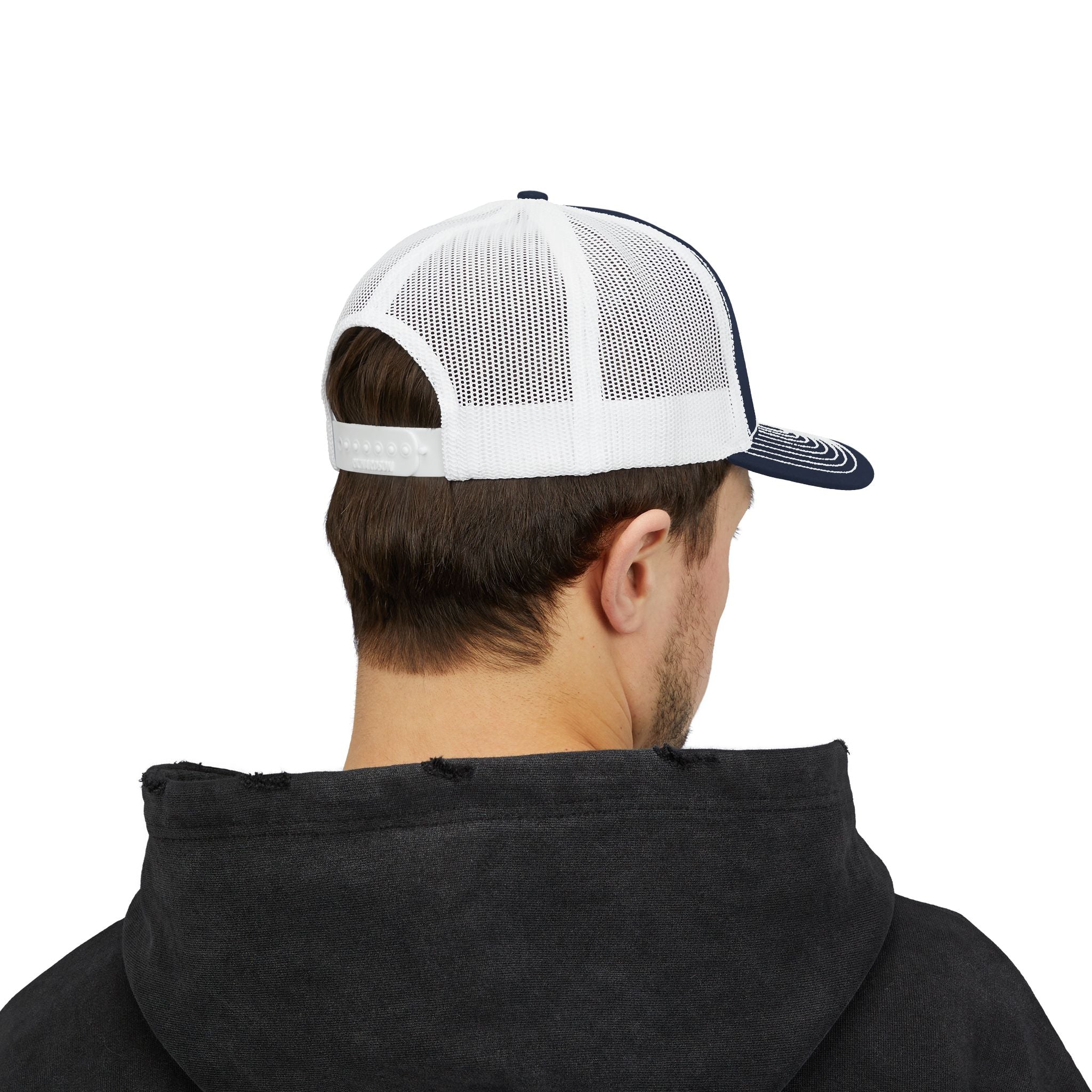 Snapback Trucker Cap -Bright Green Logo-Hats-Printify-Black-One size-SOTAR