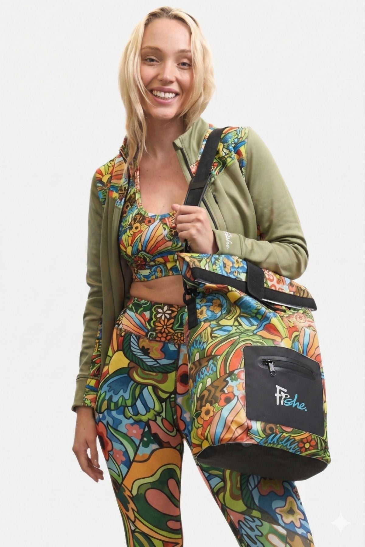 Boho Bass Roll Tote Dry Bag