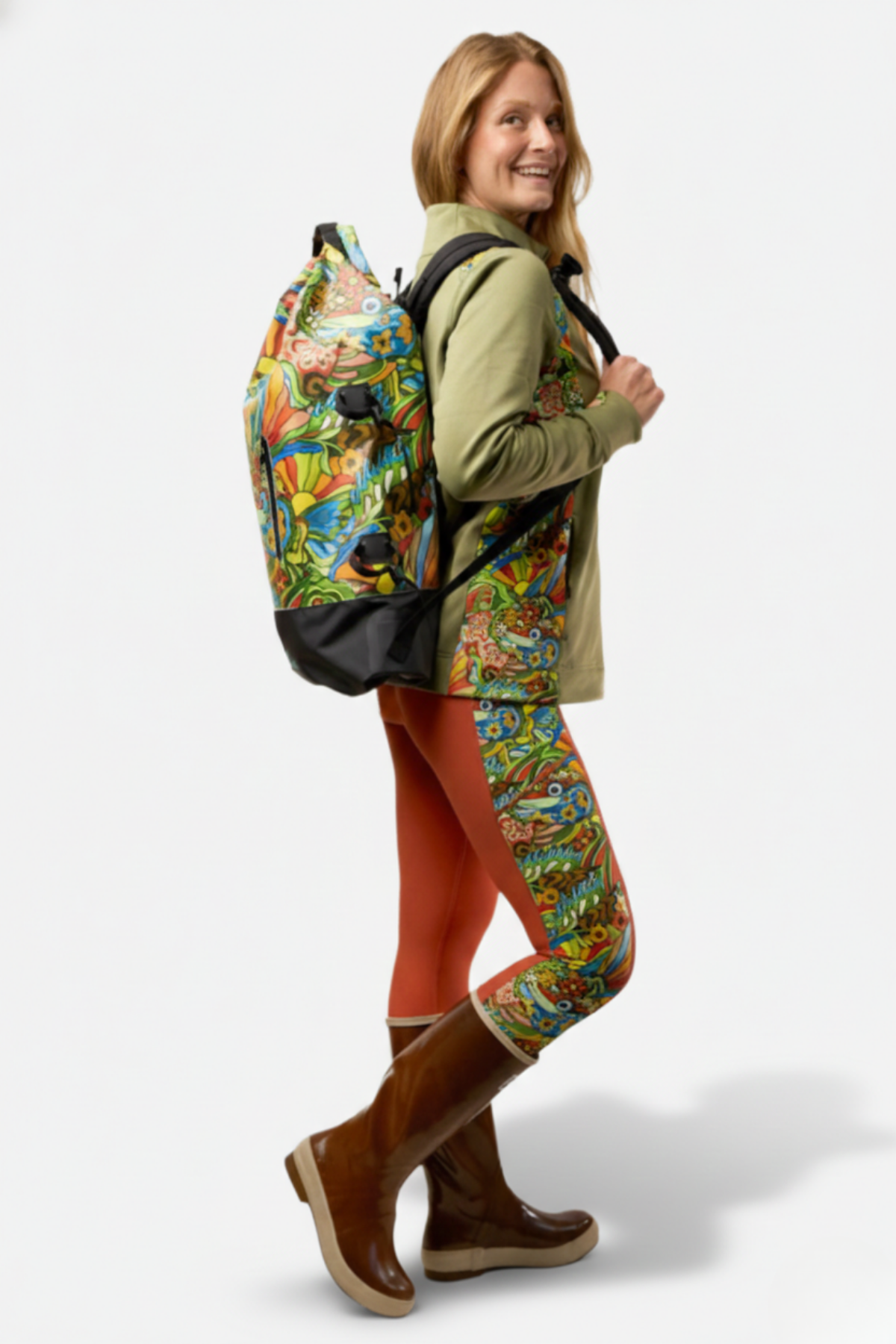Boho Bass Backpack Dry Bag