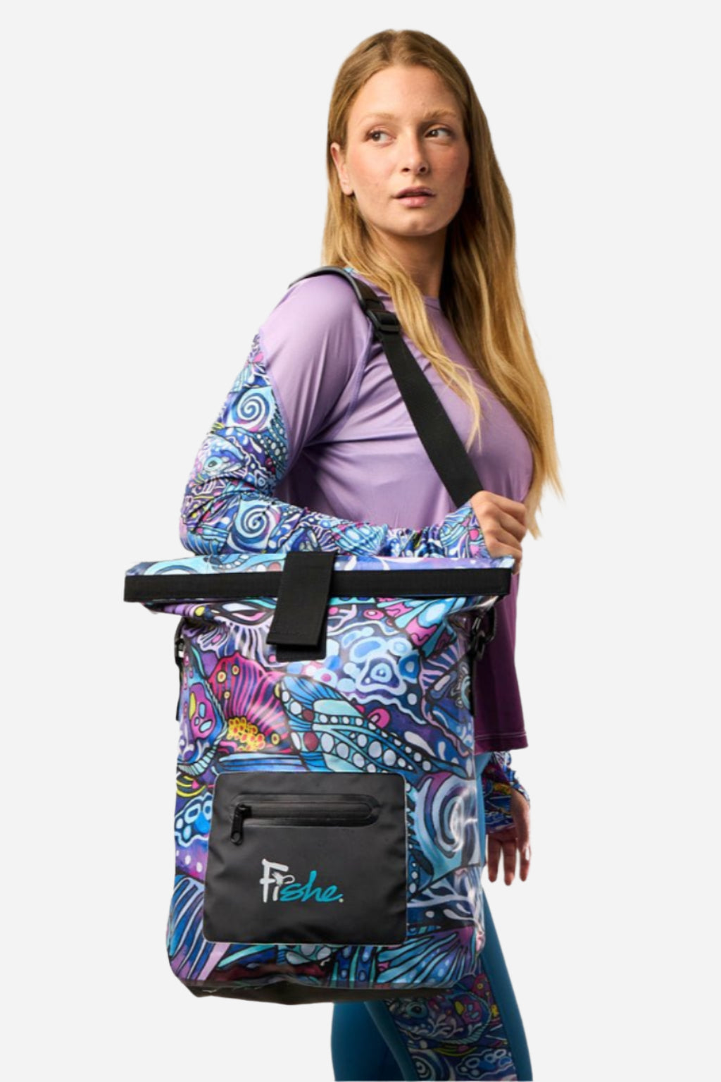 FISHE Enchanted Grayling Roll Tote Dry Bag