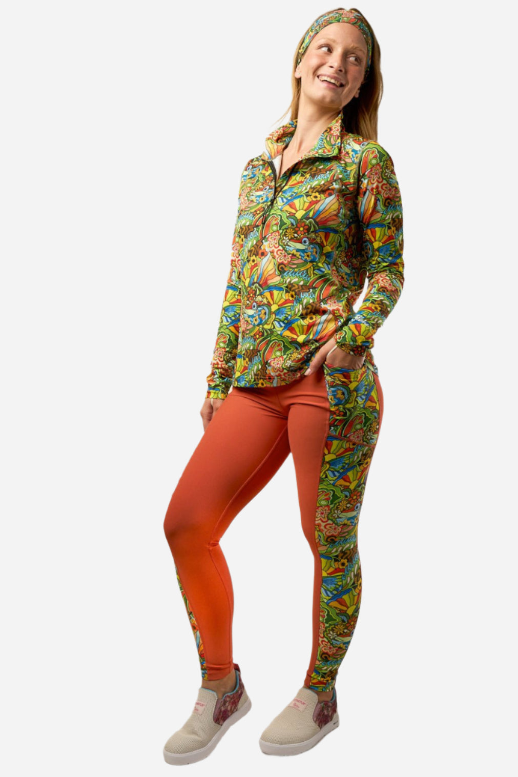 FISHE Boho Bass 1/4 Zip Sunshirt