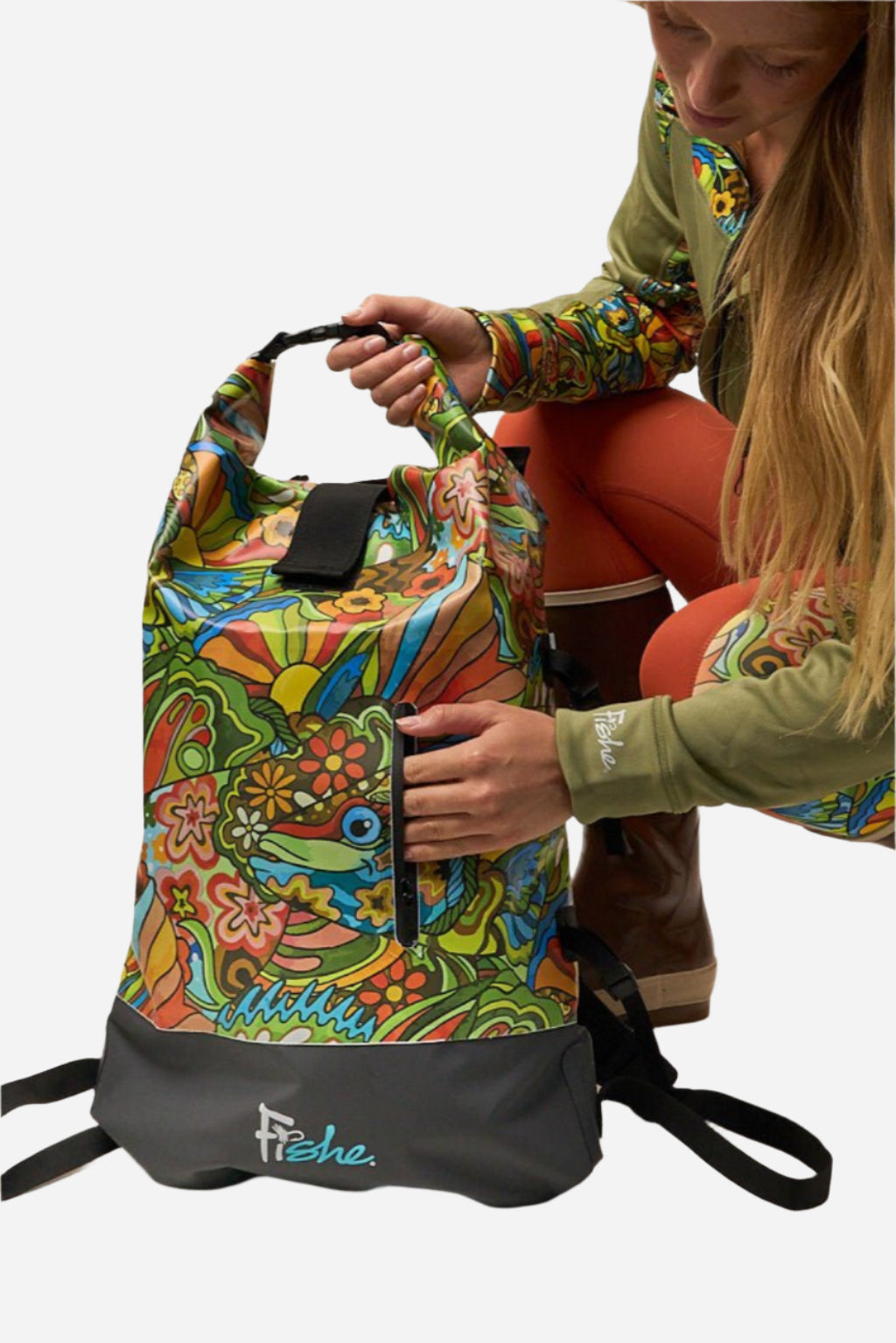 FISHE Boho Bass Backpack Dry Bag