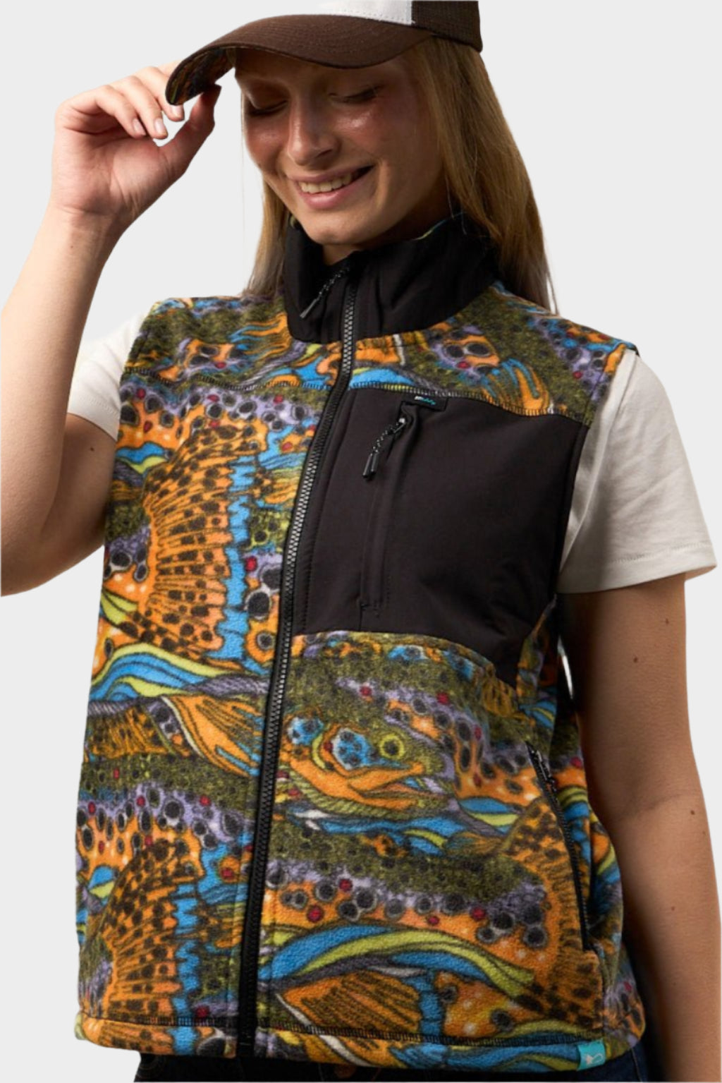 Unbound Brown Fleece Vest