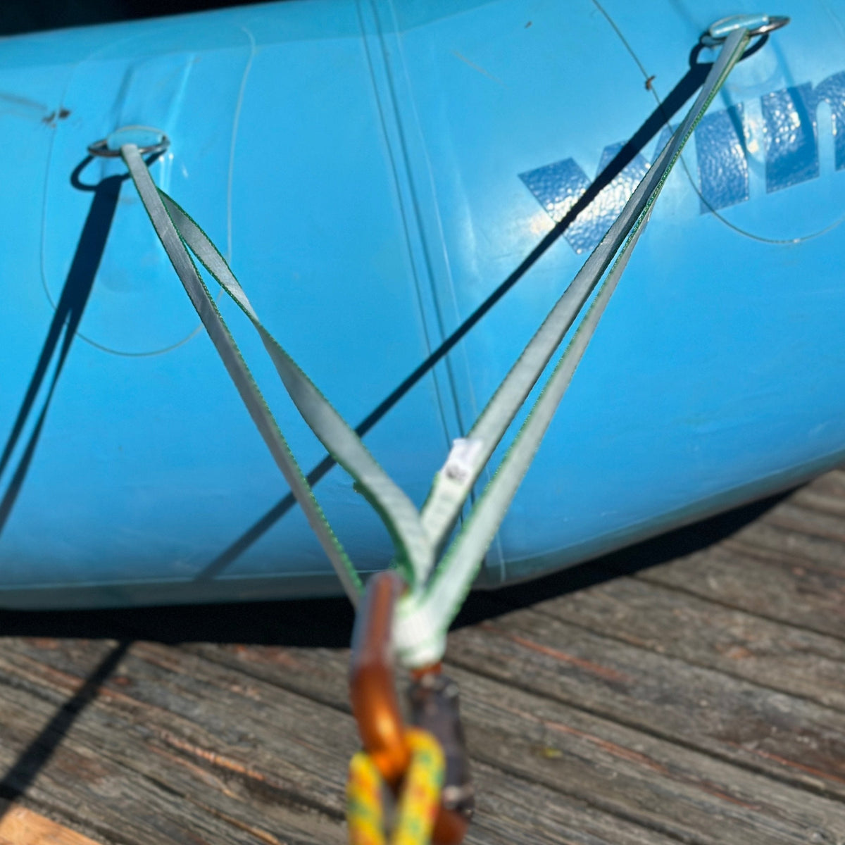 Ligne de retournement pour raft