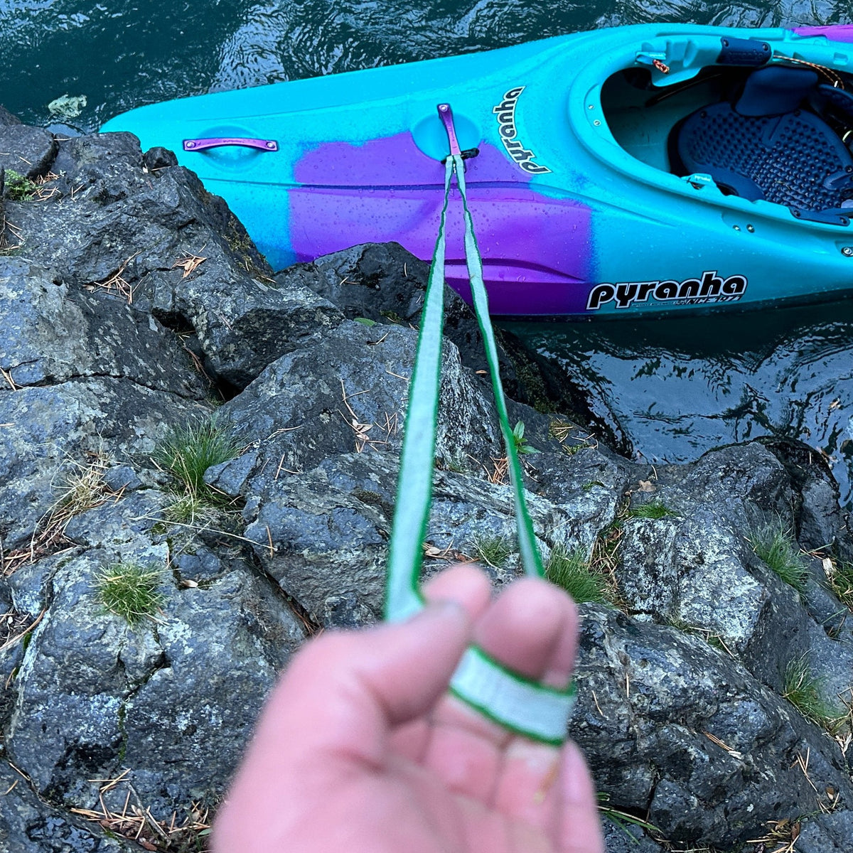 Ligne de retournement pour raft