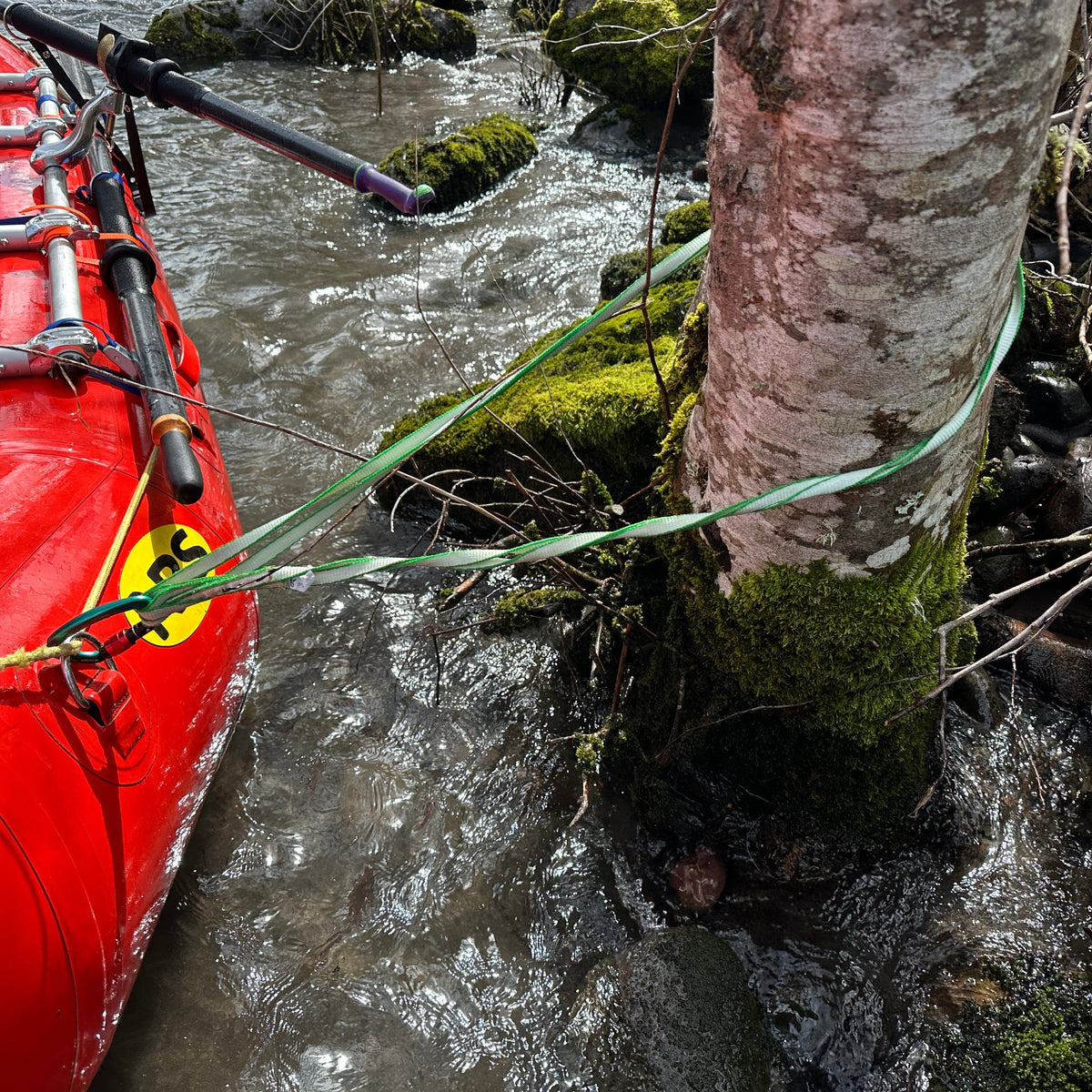 Ligne de retournement pour raft