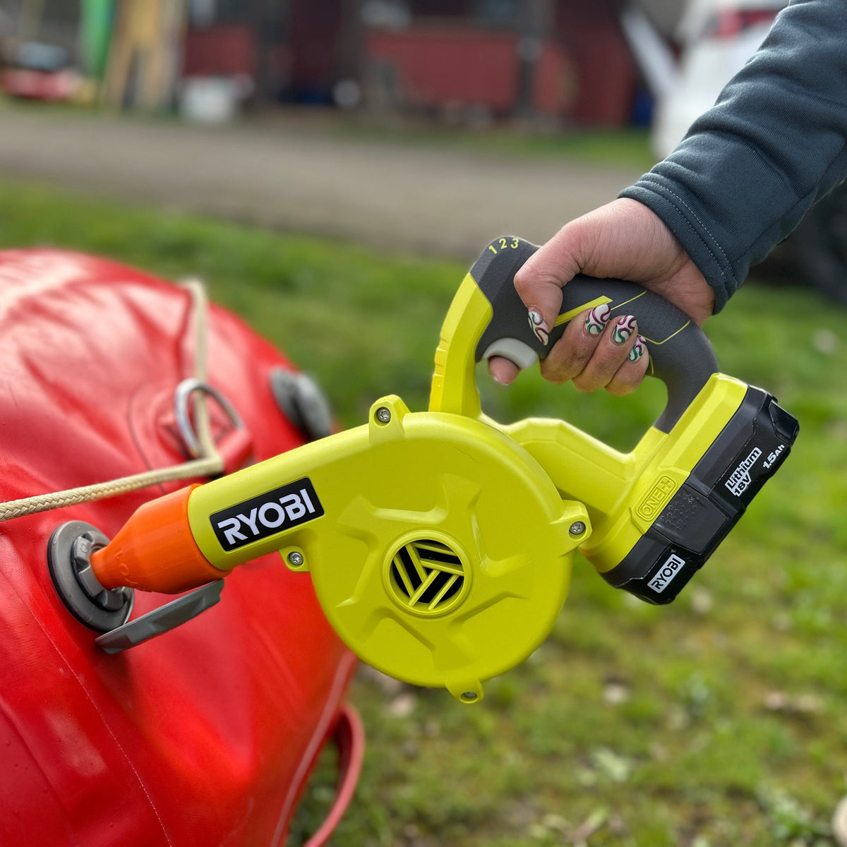 Adaptateur de souffleur Ryobi pour valves Leafield C7 et D7
