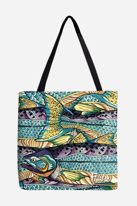Kaleido King Canvas Tote