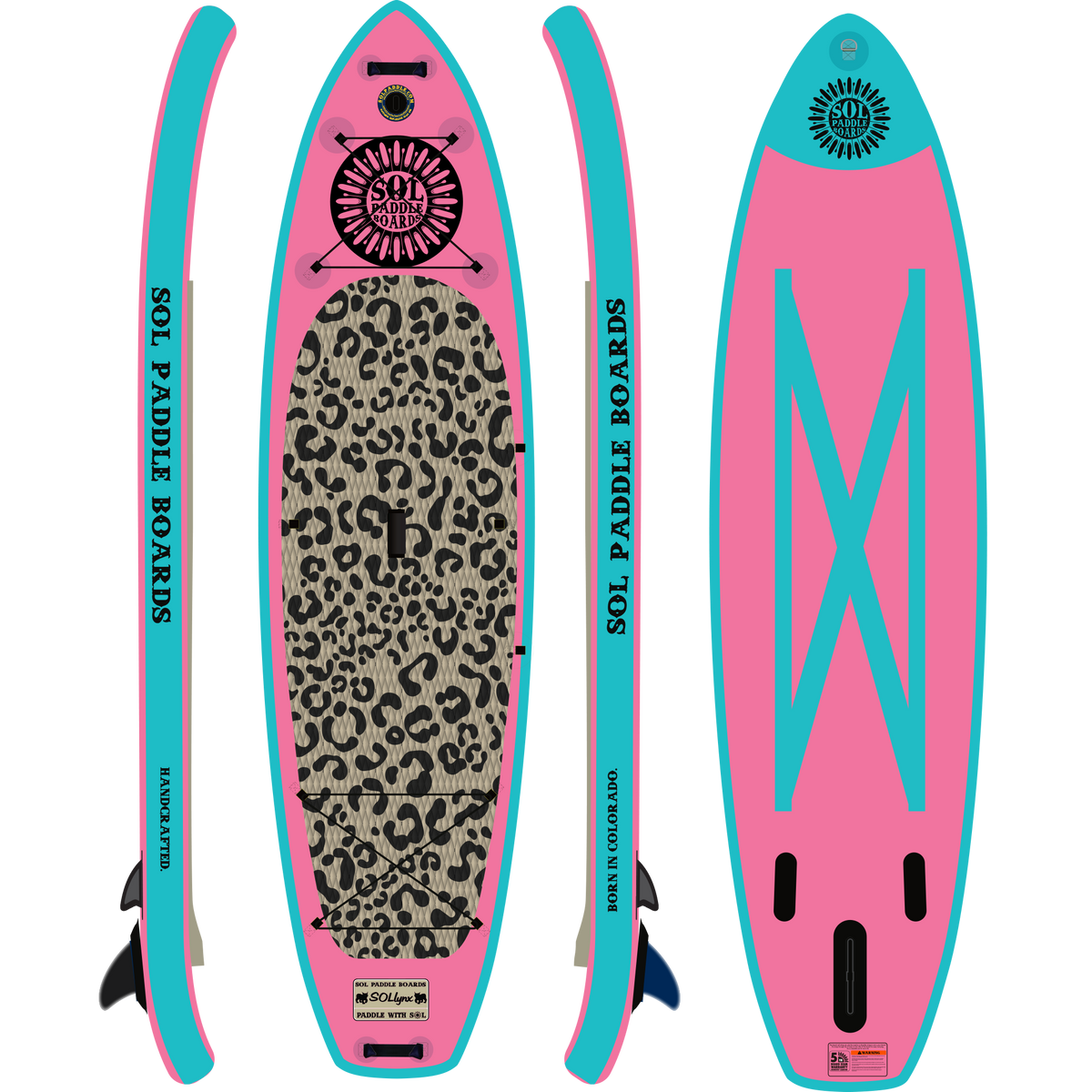 Limited Edition Lynx SOLtrain Inflatable Paddle Board