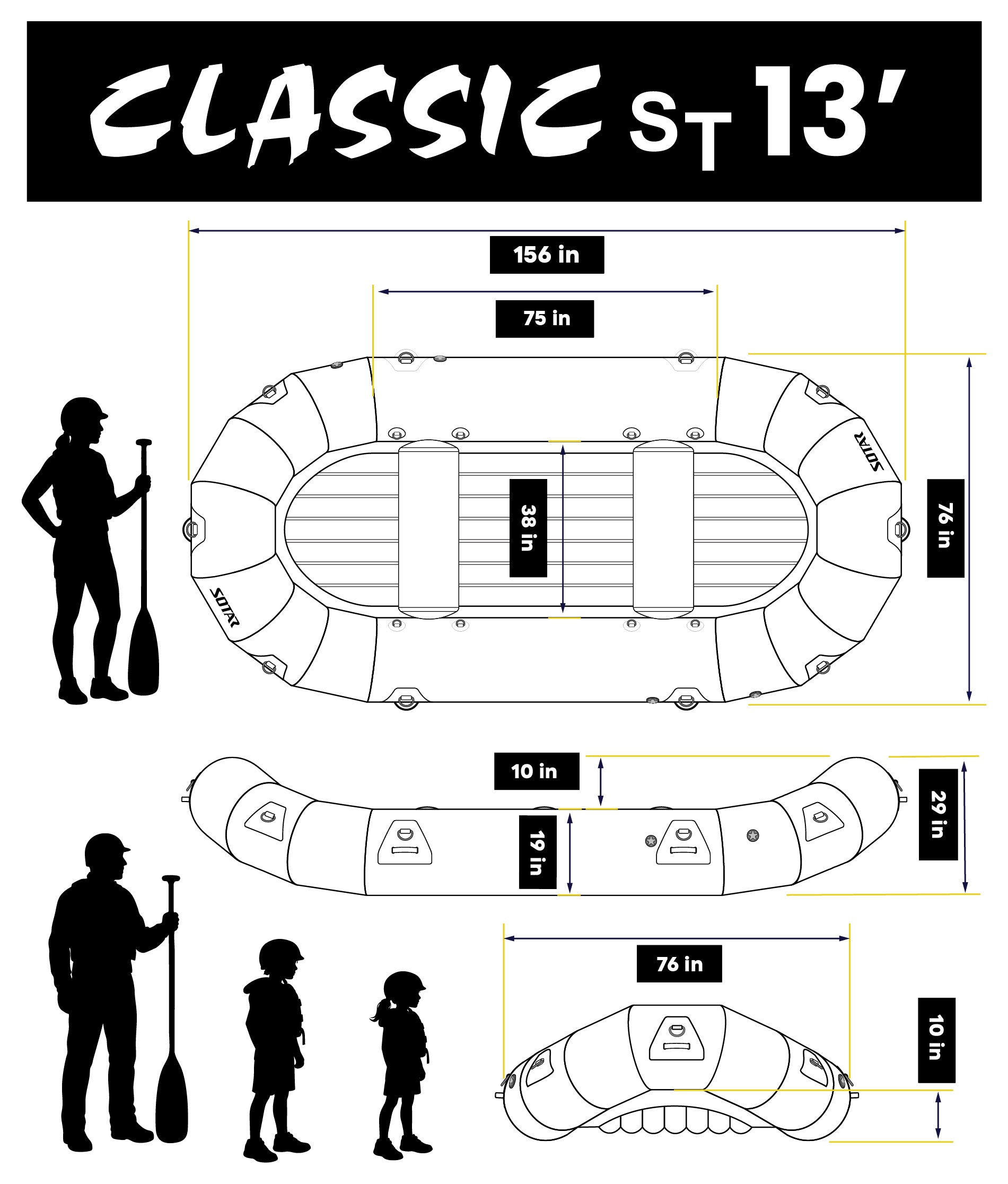 SOTAR ST 13' CLASSIC RAFT