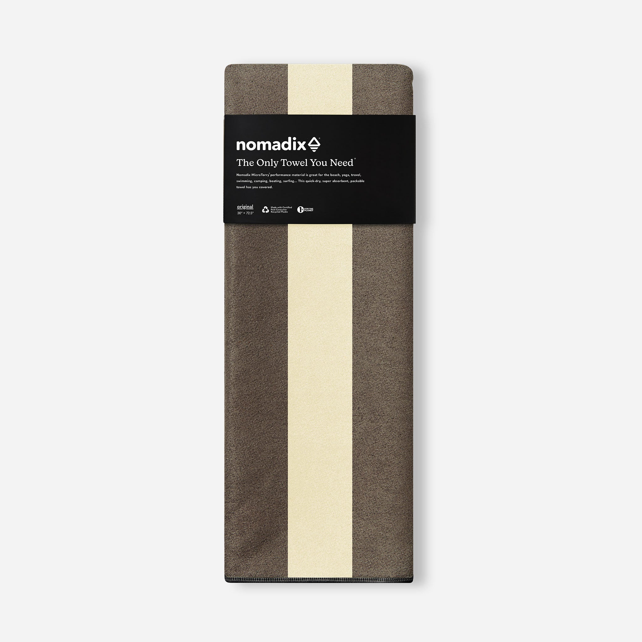 Original Towel: Cabana Stripe Bush Green
