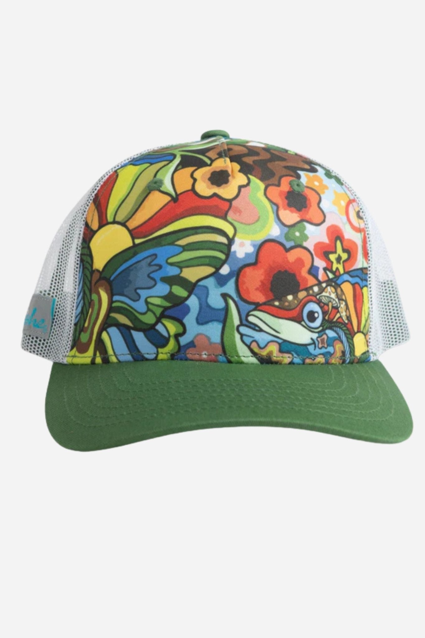 FISHE Boho Bass Abstract Trucker Hat