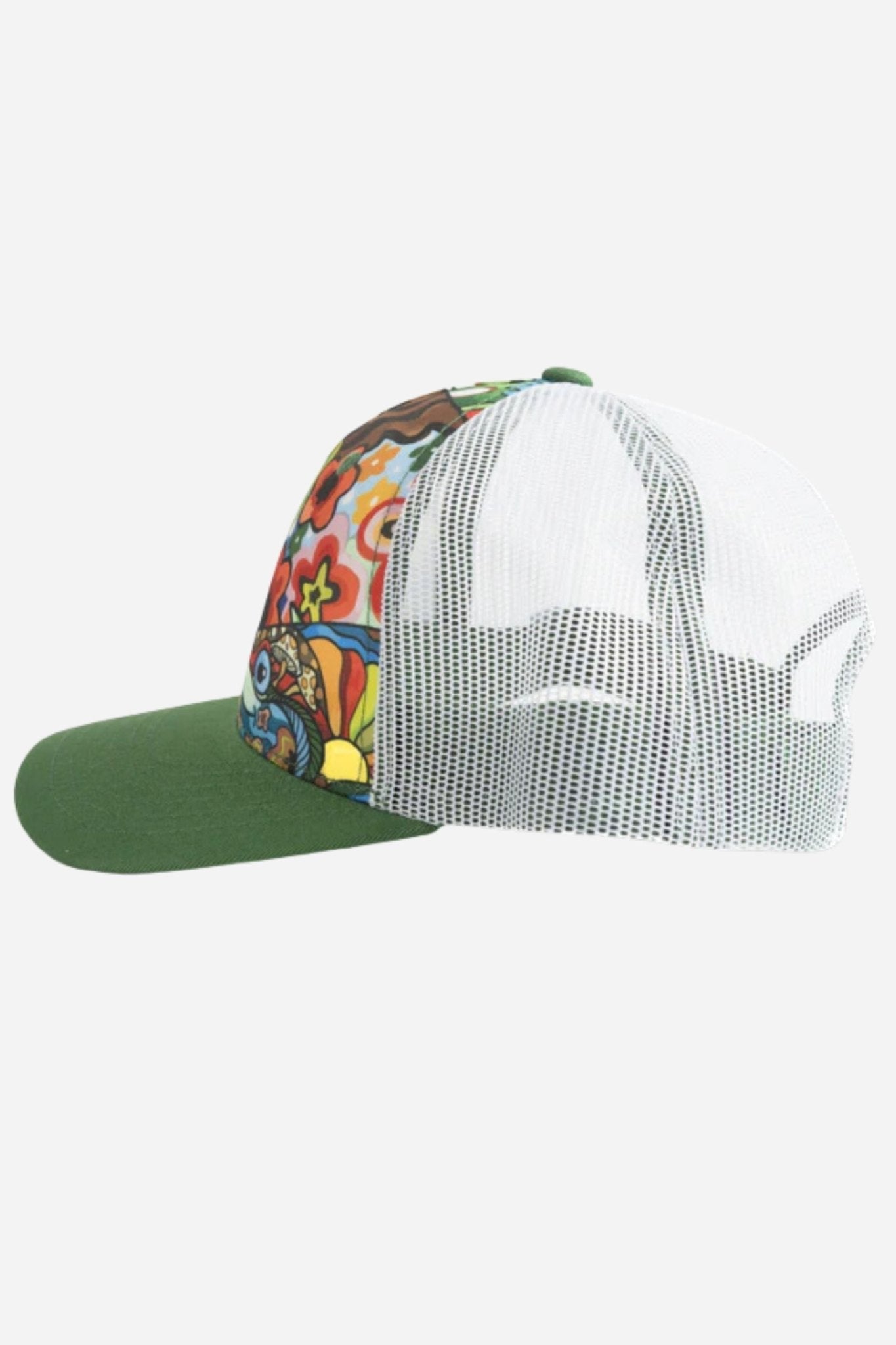 FISHE Boho Bass Abstract Trucker Hat