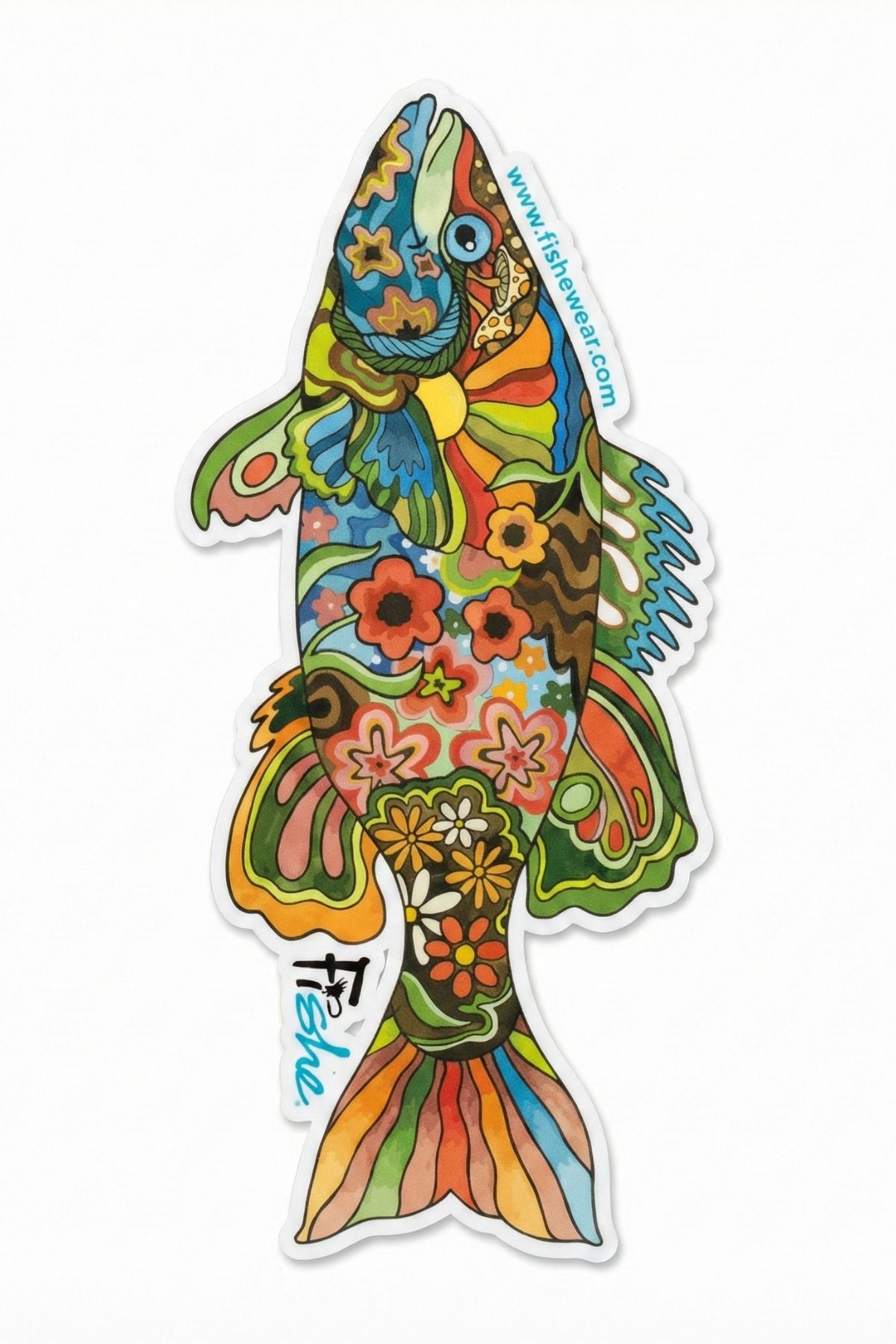 Boho Bass Sticker