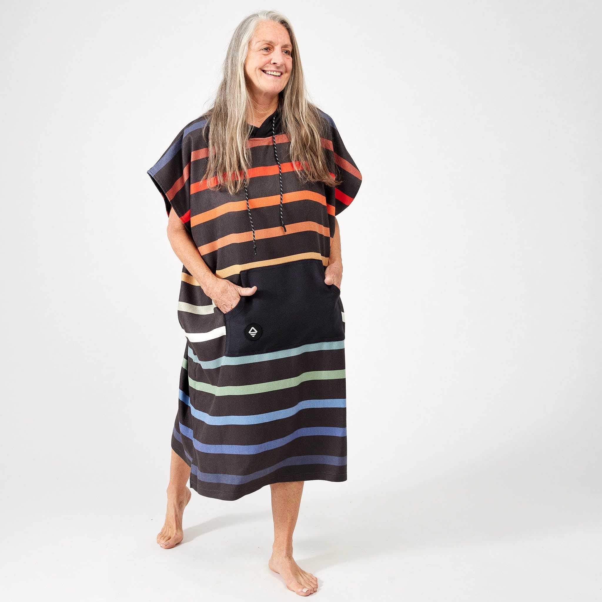 Changing Poncho: Pinstripes Multi
