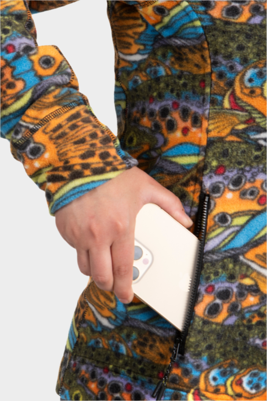 FISHE Unbound Brown Fleece Jacket