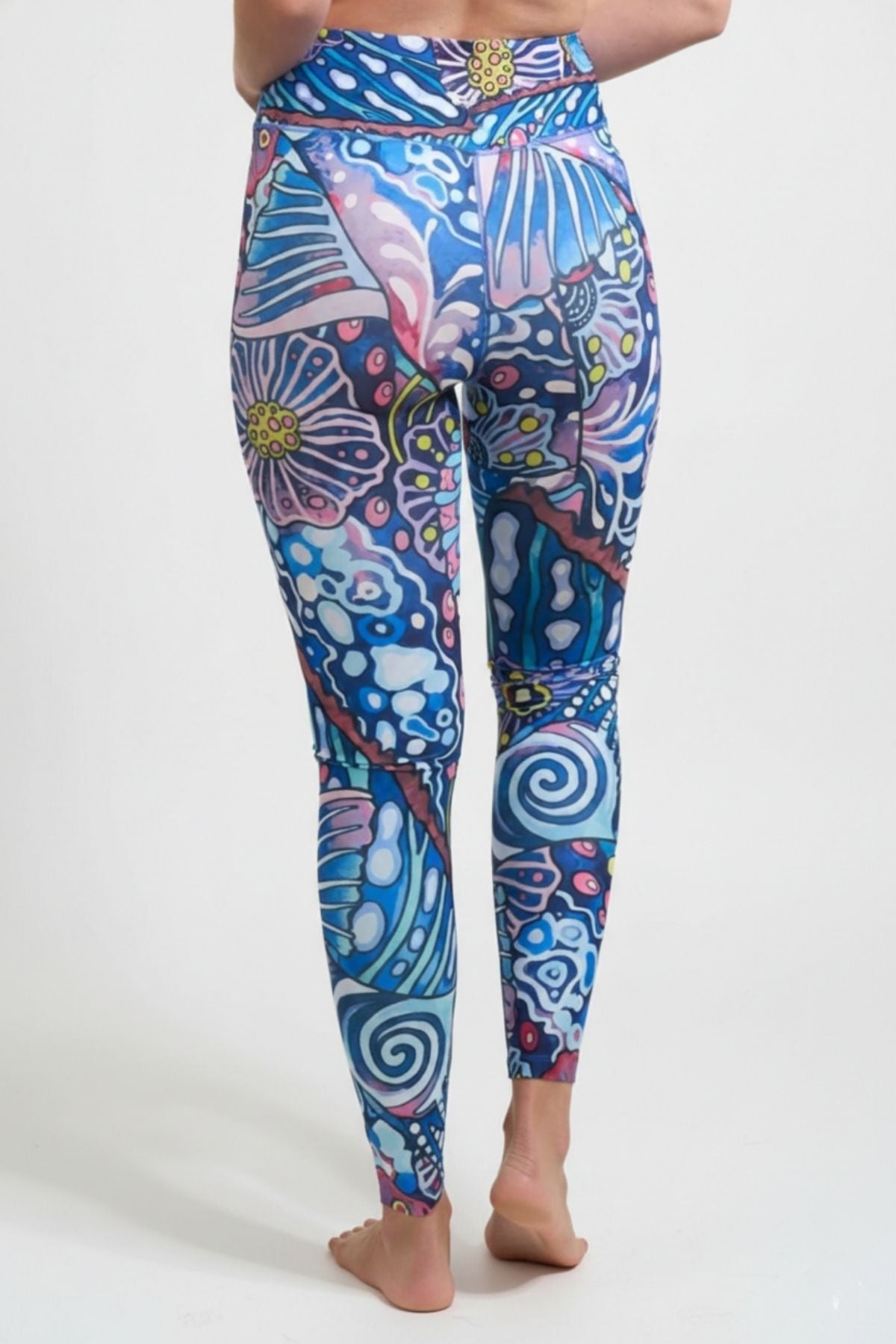 Enchanted Grayling High-Waisted Leggings