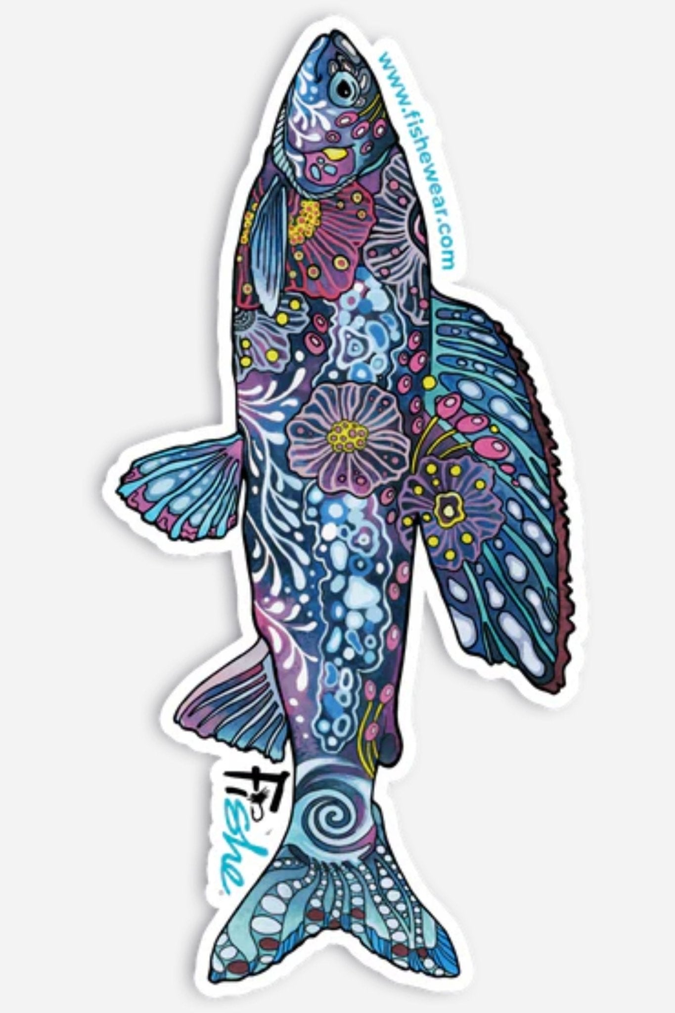 FISHE Enchanted Grayling Sticker