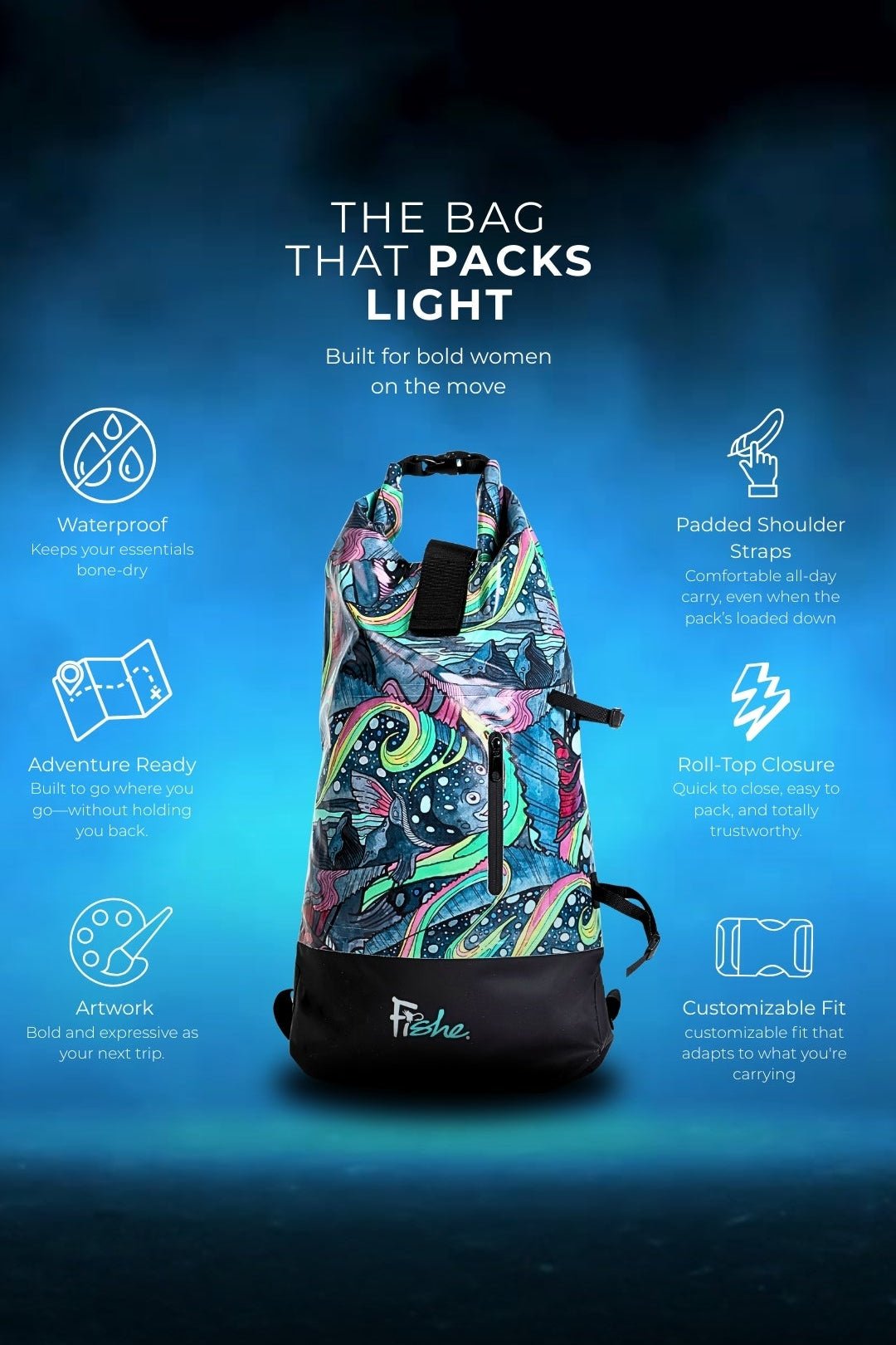 HaliBorealis Backpack Dry Bag