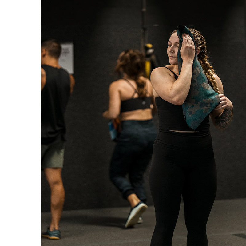 Mini Towel: Camo Green