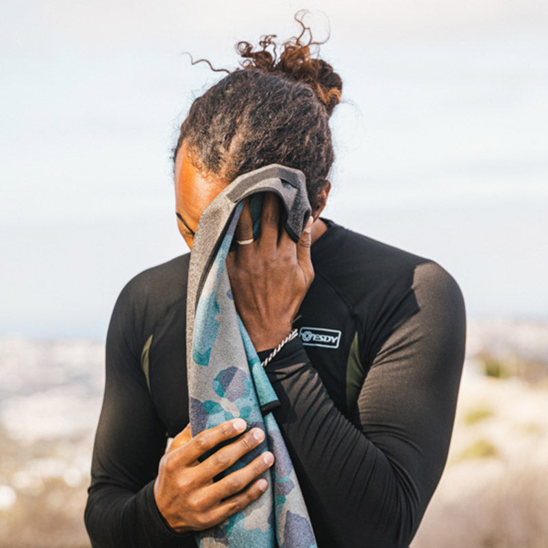 Mini Towel: Camo Green