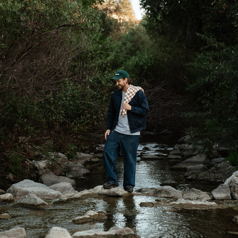 Original Towel: Check Coconut