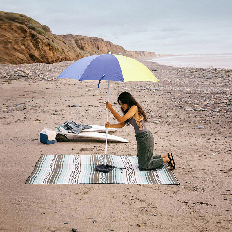 Poncho Towel: Baja Aqua