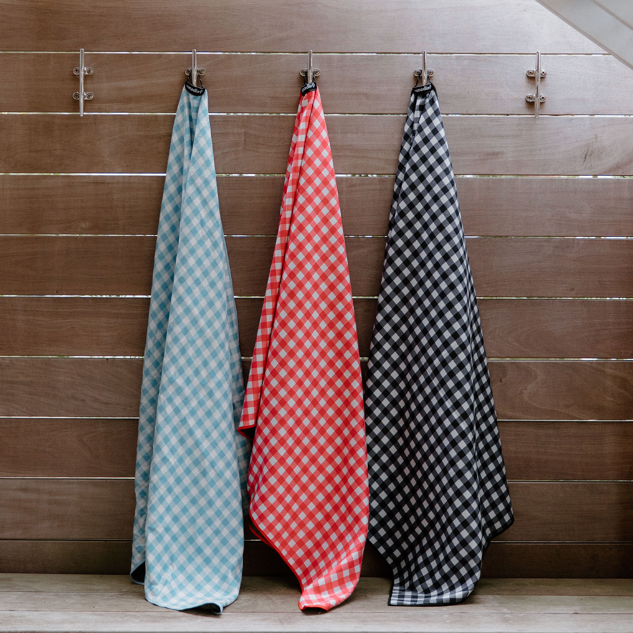 Original Towel: Gingham Sky Blue