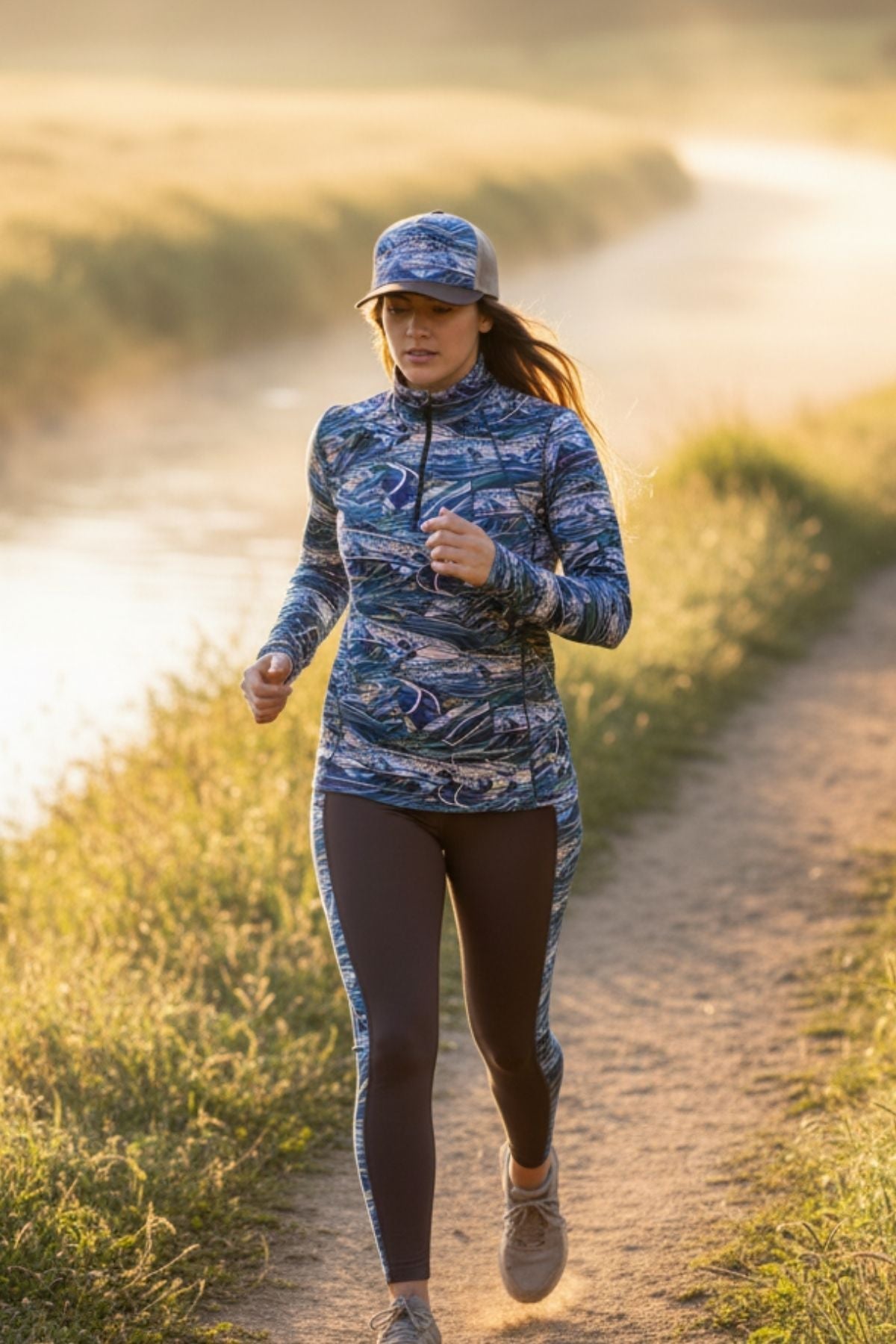 FISHE Rainbow Ridge Abstract Trucker Hat