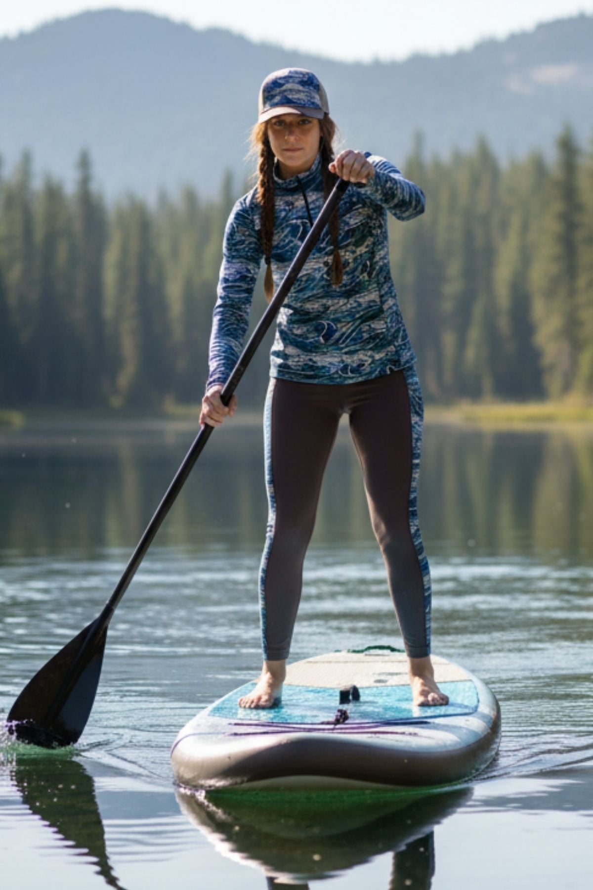 FISHE Rainbow Ridge Abstract Trucker Hat