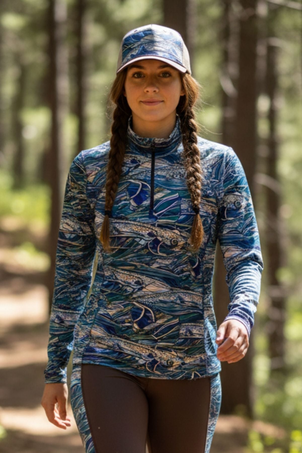 FISHE Rainbow Ridge Abstract Trucker Hat