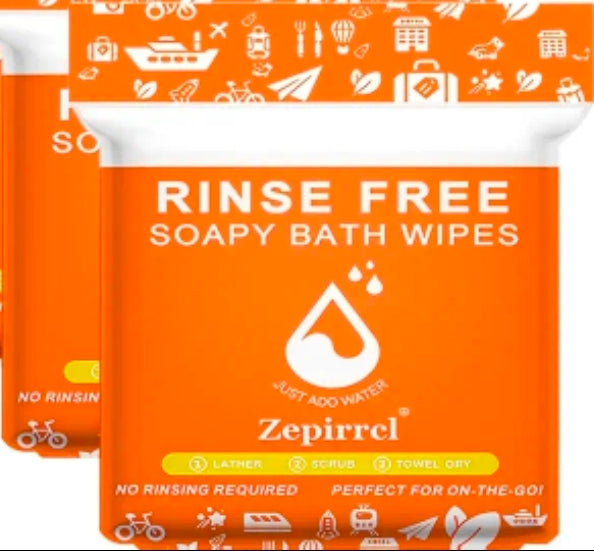 Travel Bathing and Hand Wipes
