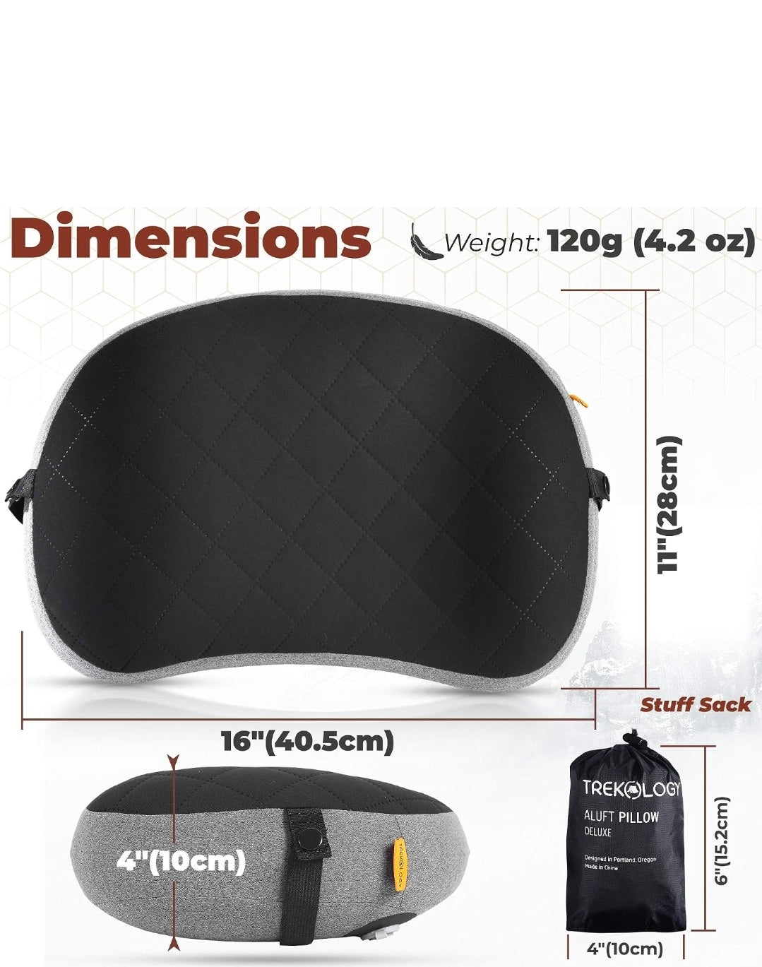 Camp / travel Pillow inflatable