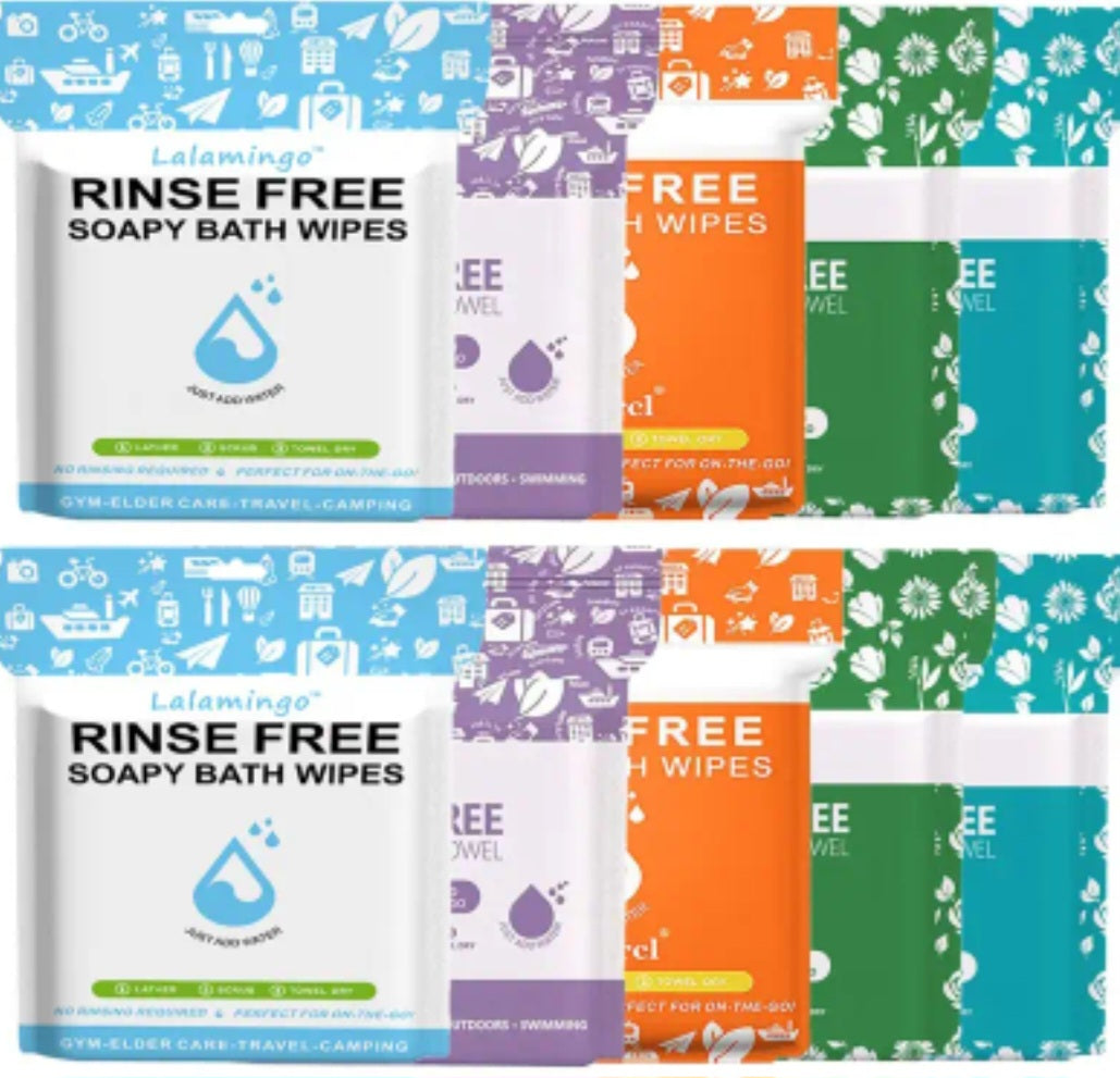 Travel Bathing and Hand Wipes