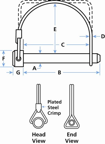 Frame/Trailer Linch Pins