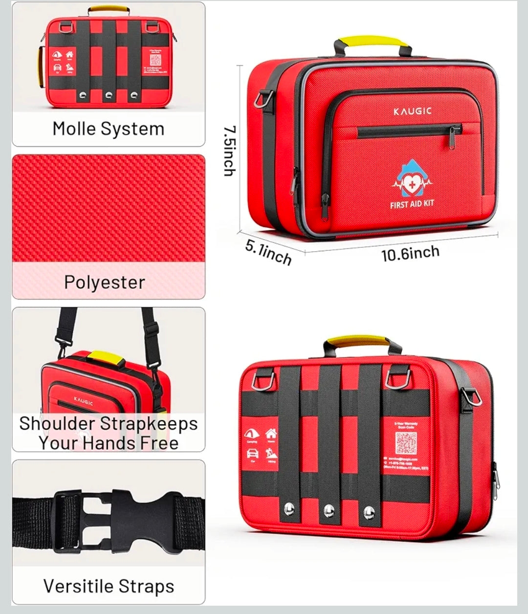500 PCS First Aid Kit