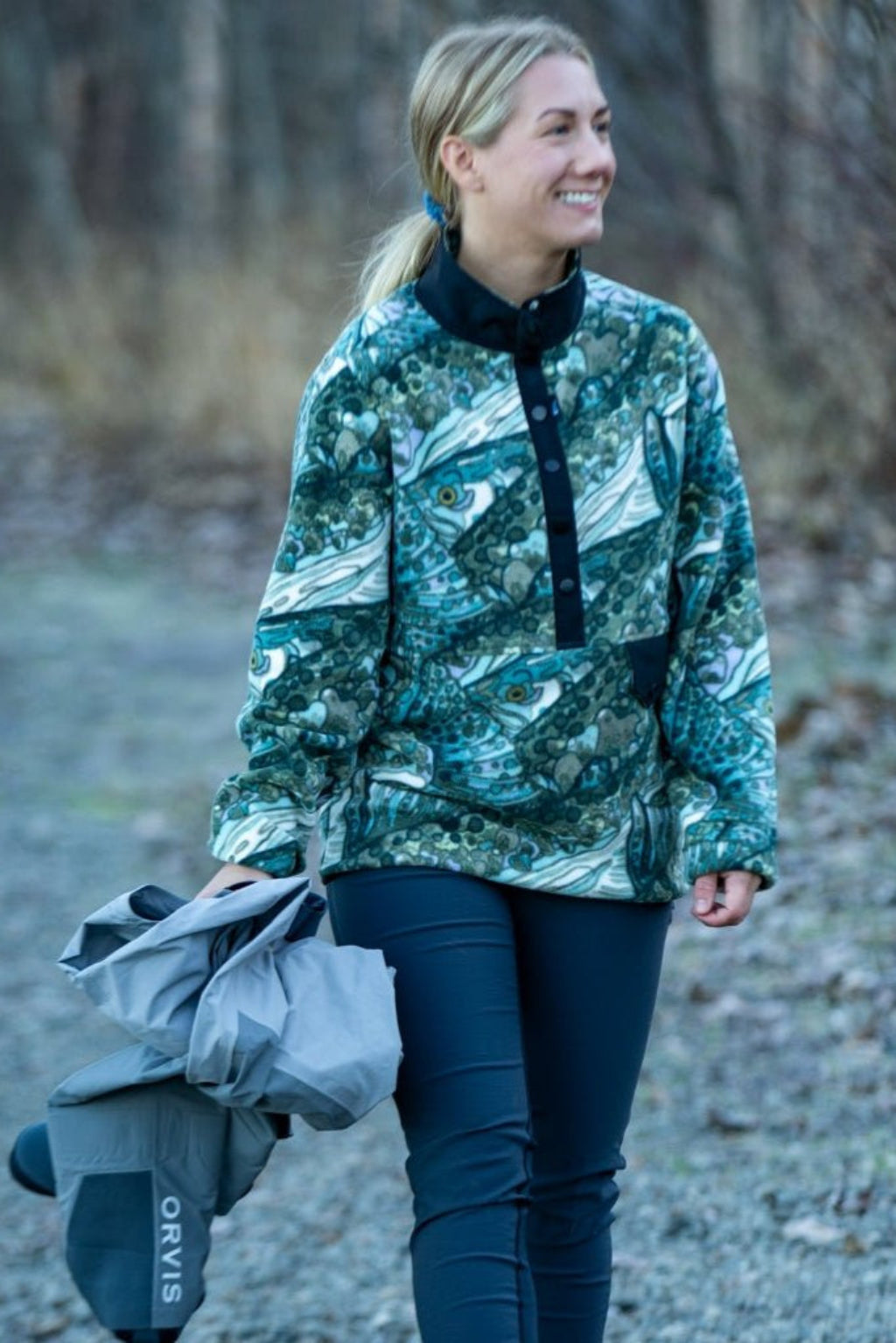 Steel My Heart Riffle Snap Fleece