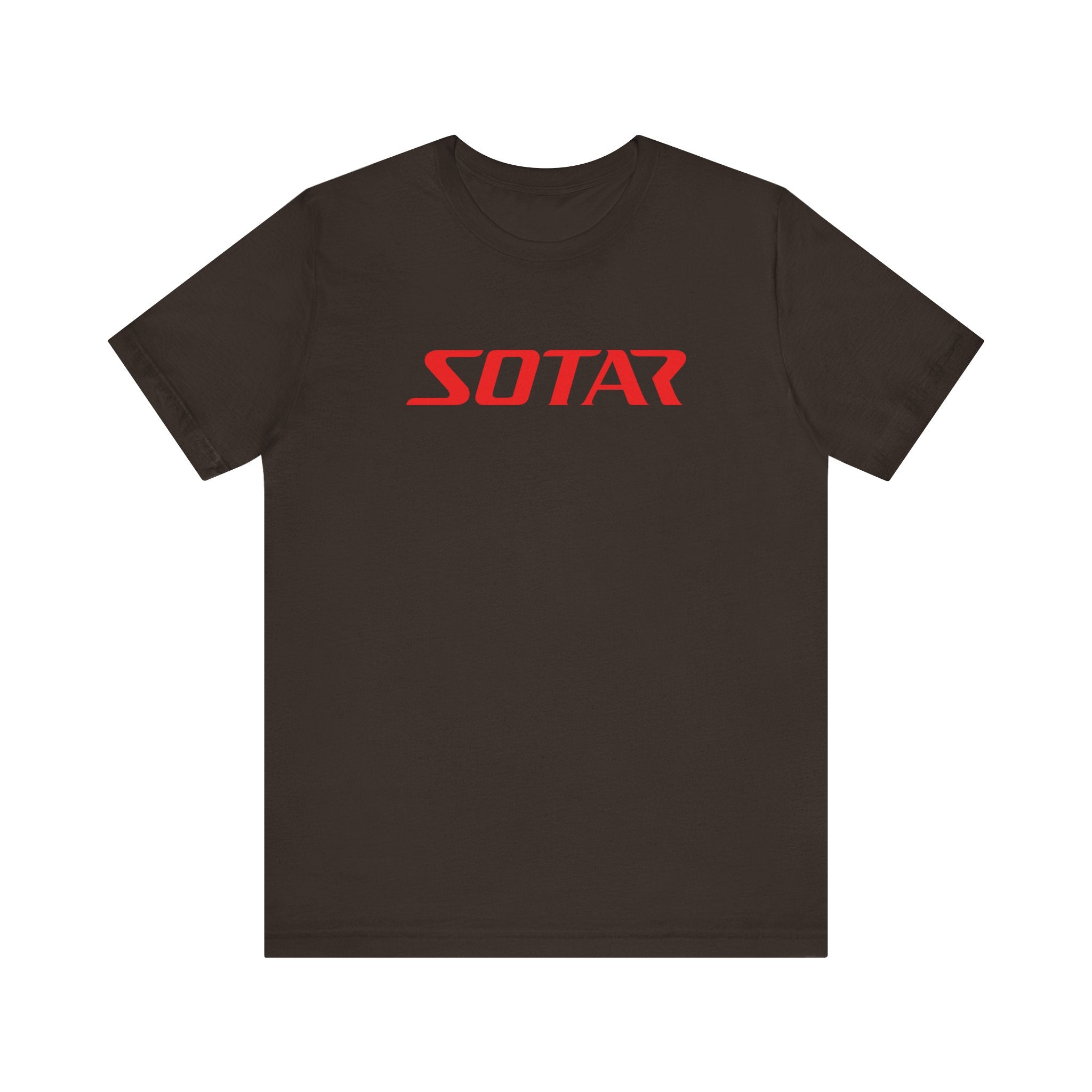 SOTAR Red LOGO Graphic Tee - Unisex Casual T-Shirt, Everyday Outdoor