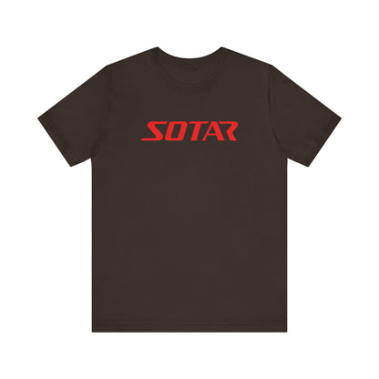 SOTAR Red LOGO Graphic Tee - Unisex Casual T-Shirt, Everyday Outdoor