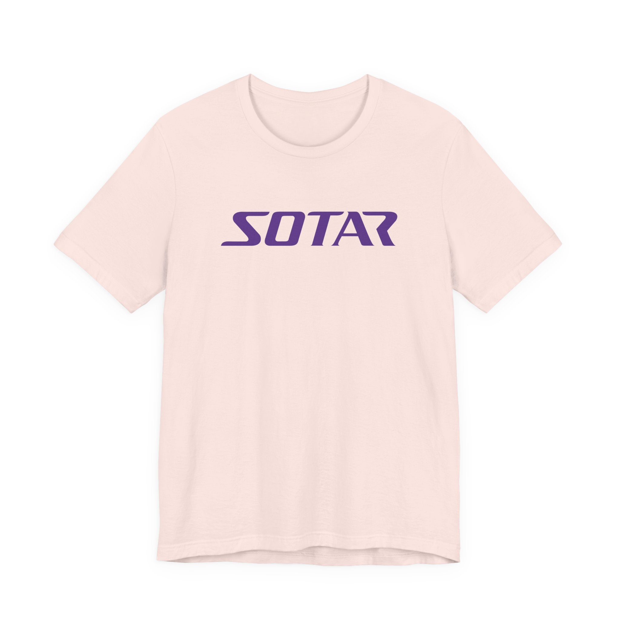 SOTAR Purple LOGO Graphic Tee - Unisex Casual T-Shirt, Everyday Outdoor