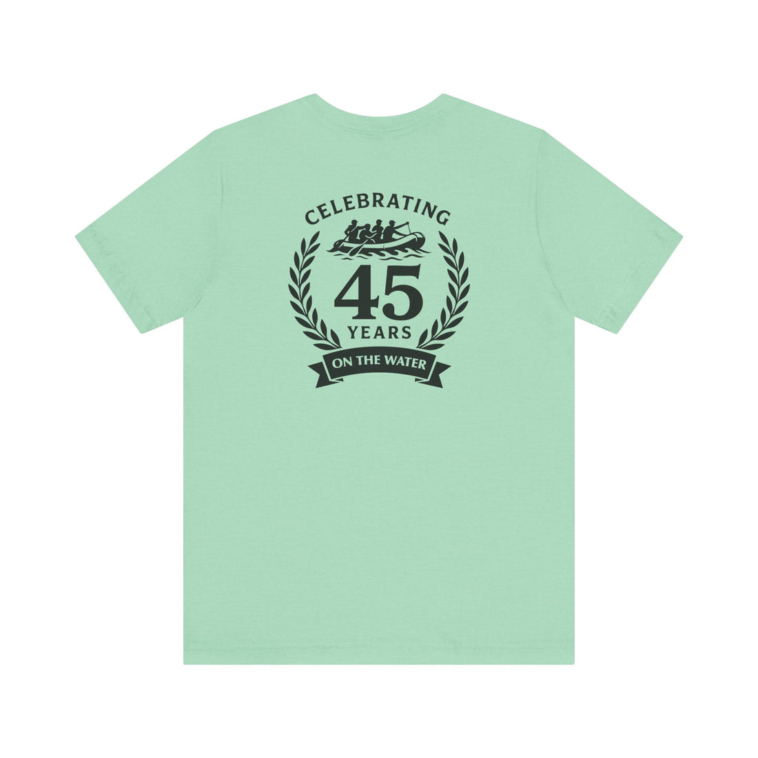 SOTAR Black Logo Celebrating 45 Years Unisex Tee, Commemorative Shirt, Whitewater Rafting Anniversary T-Shirt