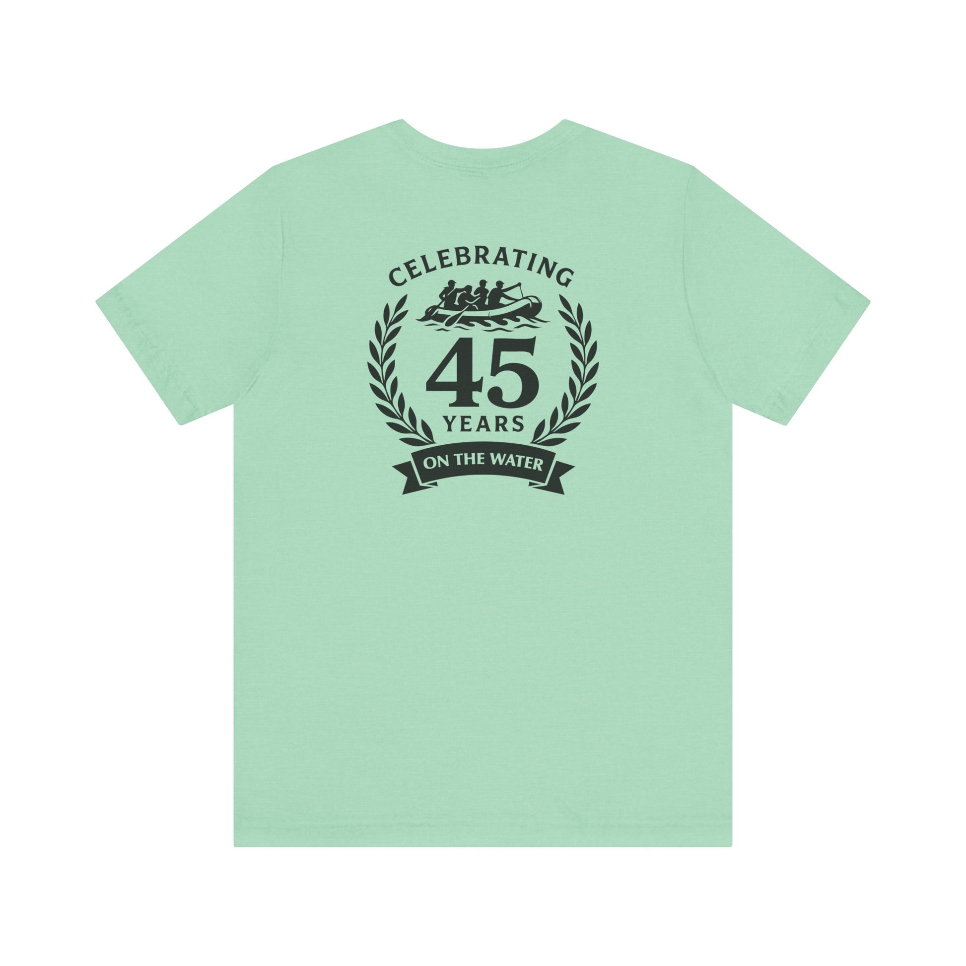 SOTAR Black Logo Celebrating 45 Years Unisex Tee, Commemorative Shirt, Whitewater Rafting Anniversary T-Shirt