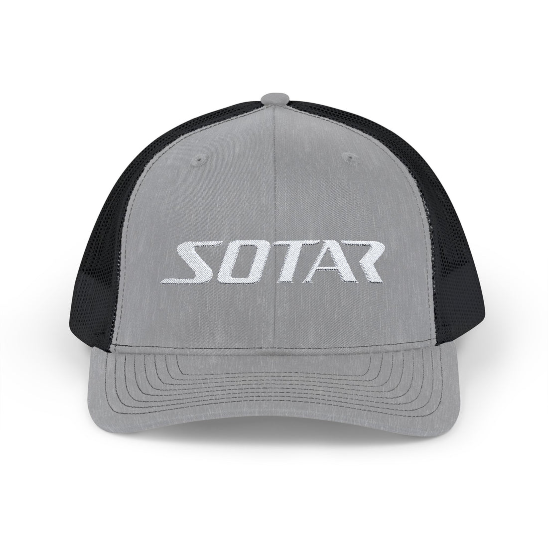 Snapback Trucker Cap - White Logo